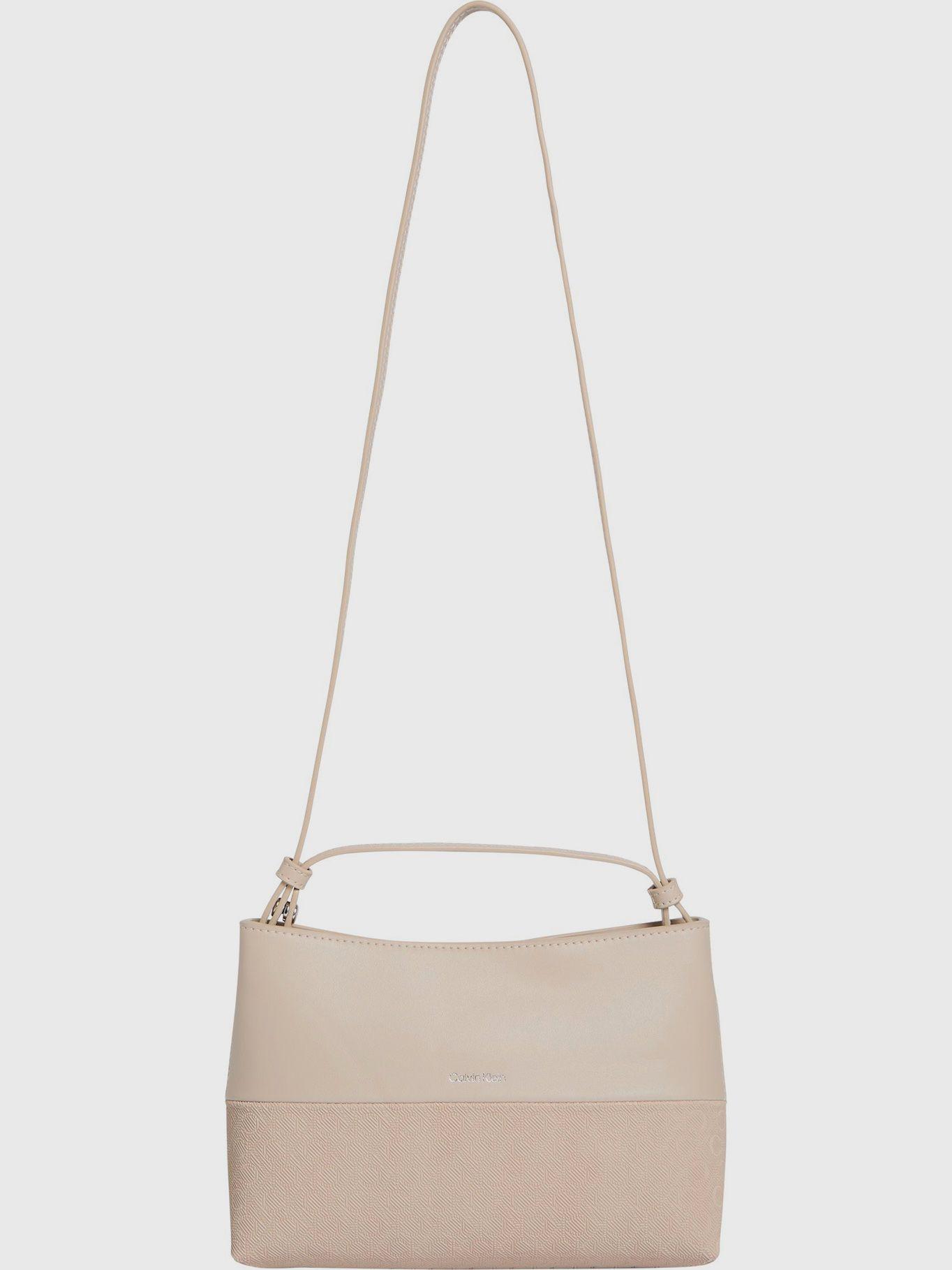 Cartera Ck Mixmedia Beige Calvin Klein-3