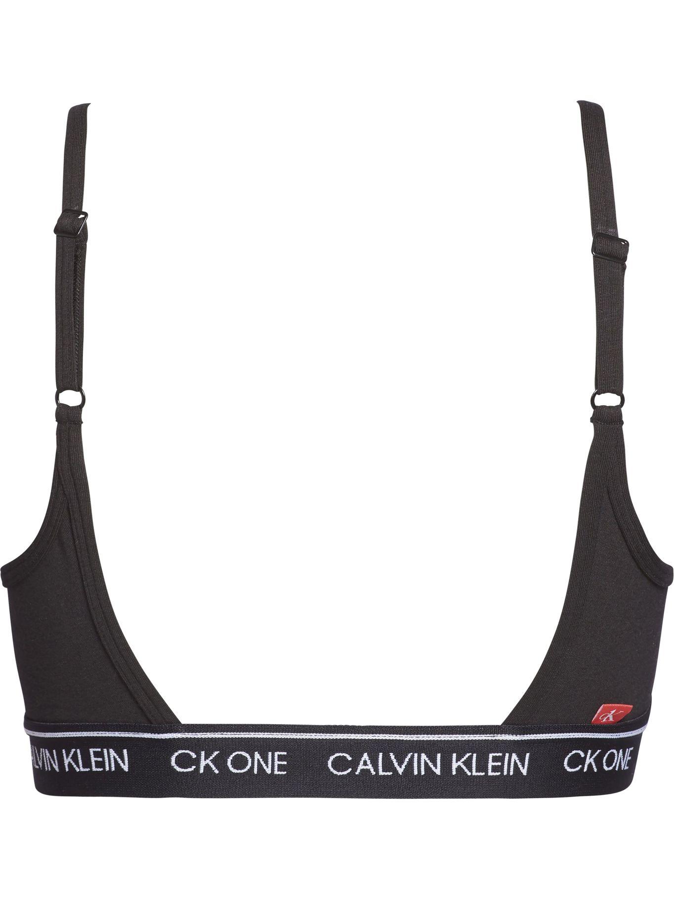 Bralette CK One Cotton Negro Calvin Klein-1
