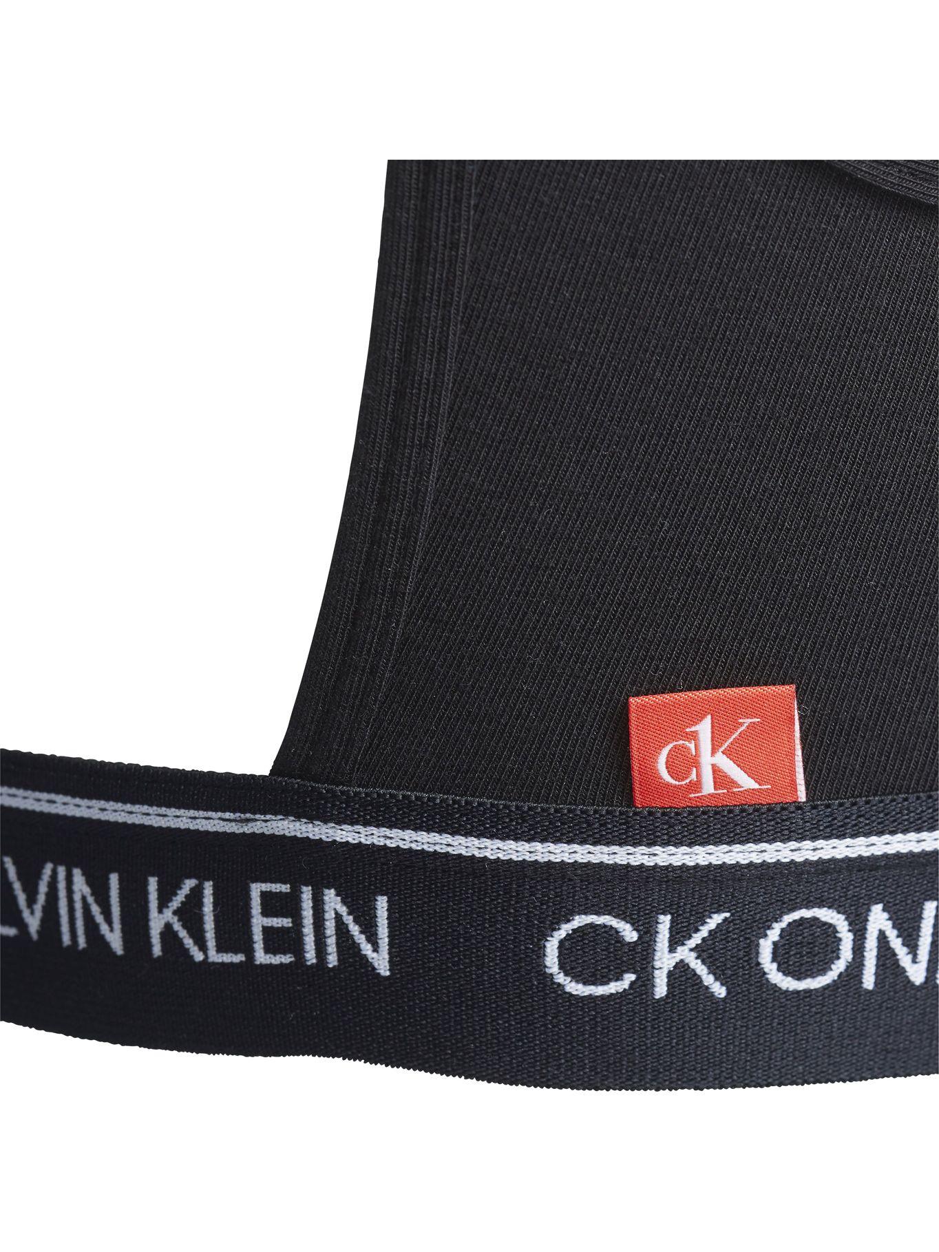 Bralette CK One Cotton Negro Calvin Klein-2