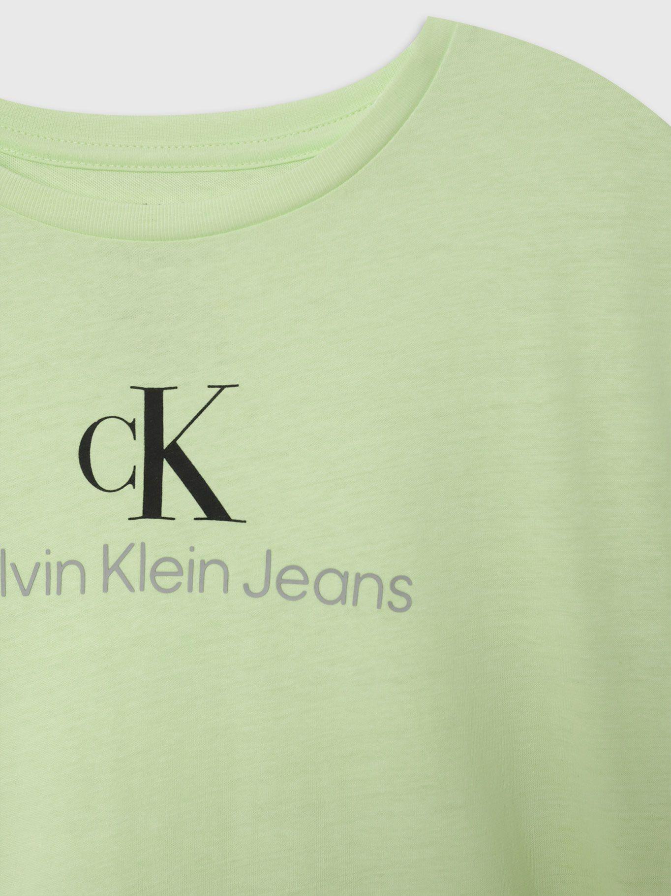 Polera Niño Centered Verde Calvin Klein-2