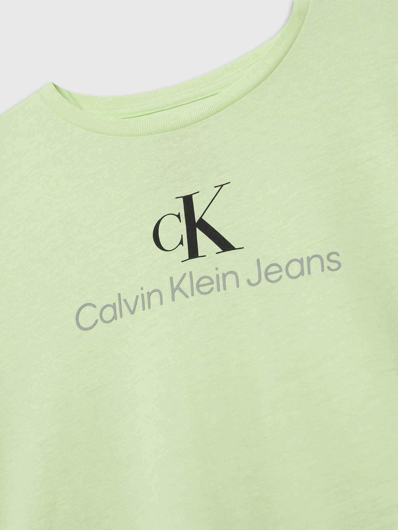 Polera Niño Centered Verde Calvin Klein-3