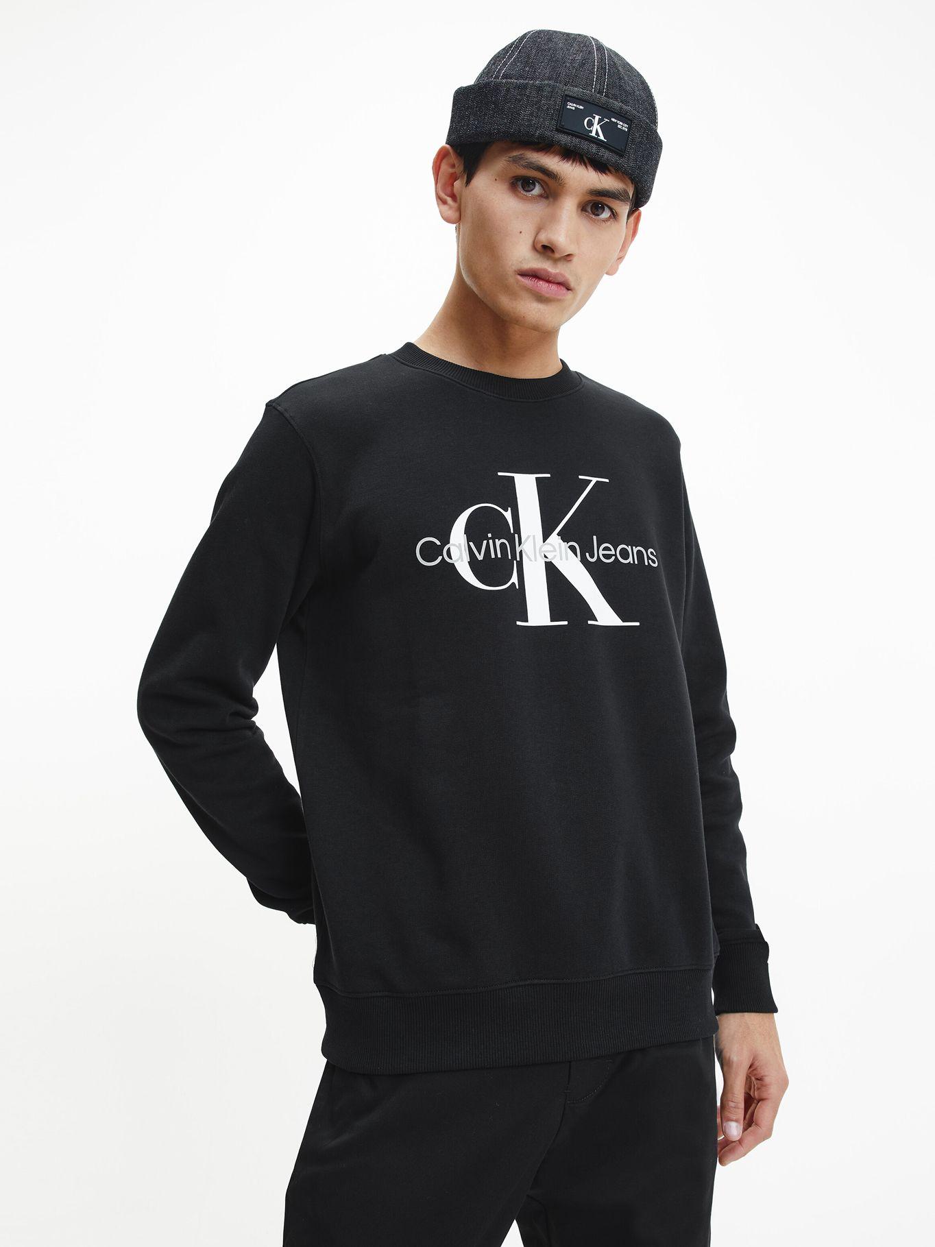 Polerón Core Monogram Negro BEH Calvin Klein-0