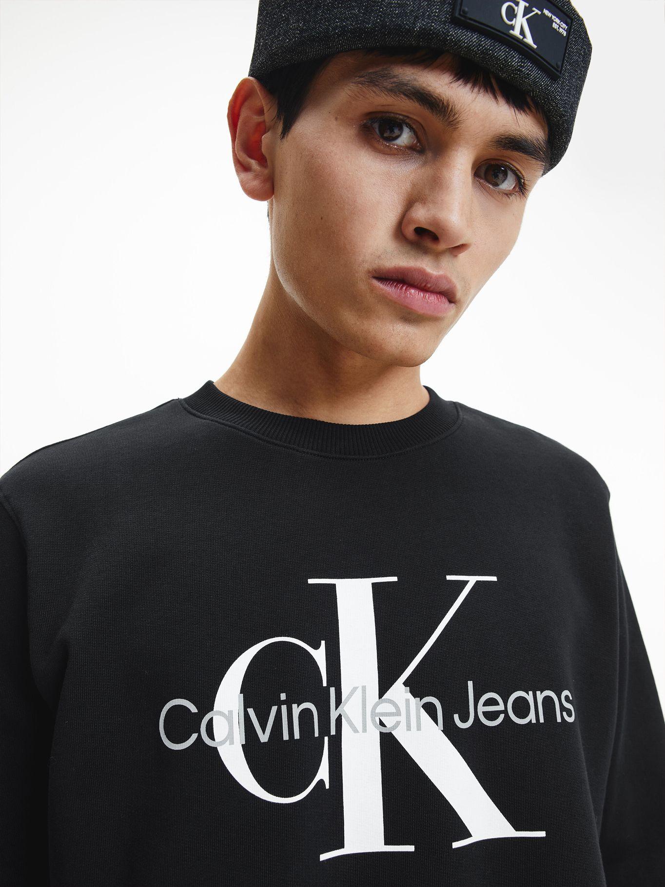 Polerón Core Monogram Negro BEH Calvin Klein-3