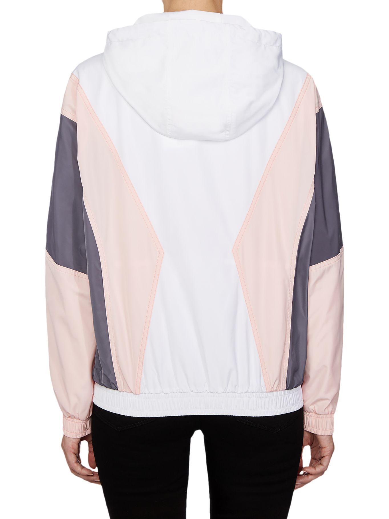 Parka Color Blocking Blanco Calvin Klein-1