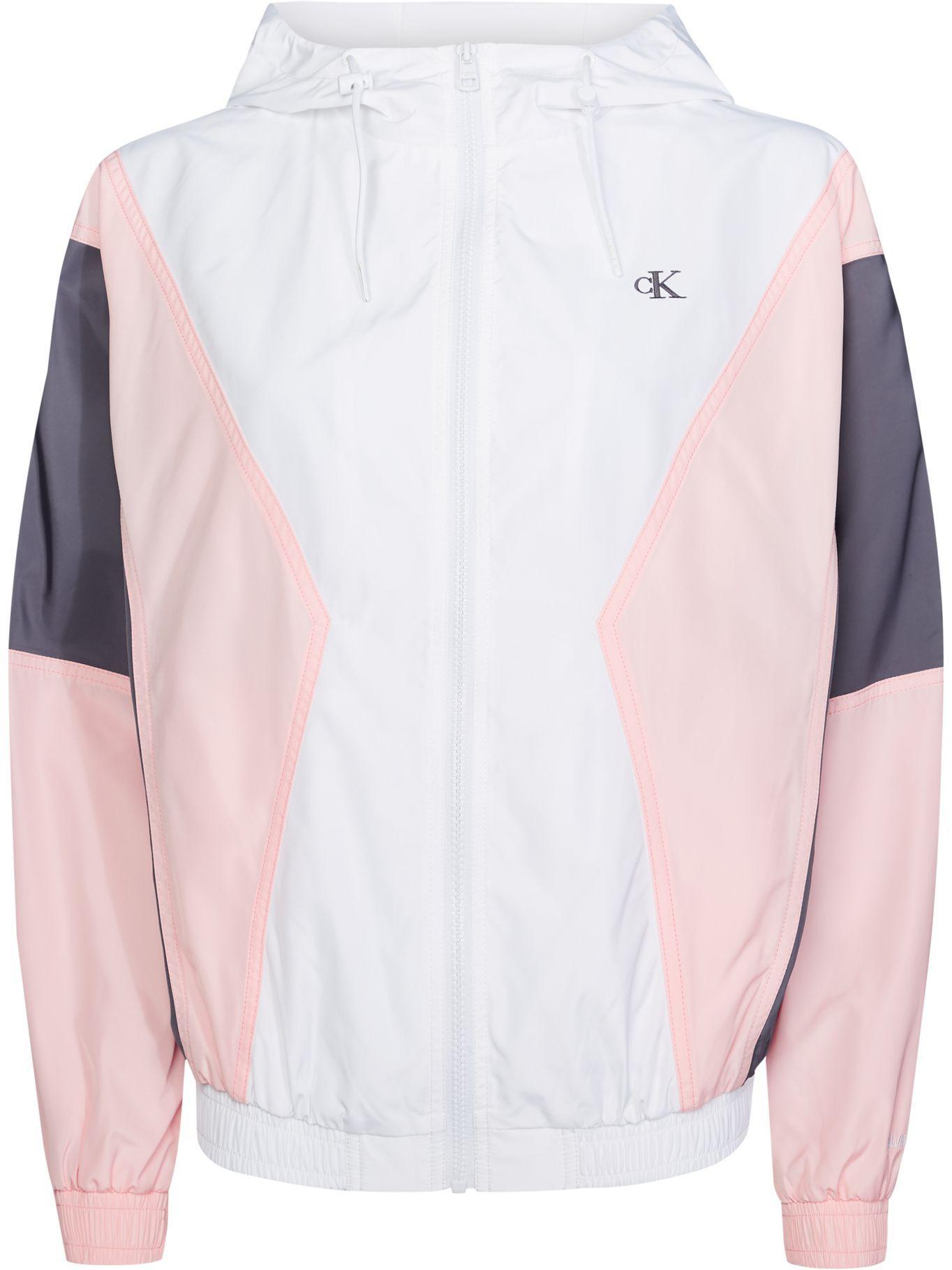 Parka Color Blocking Blanco Calvin Klein-2