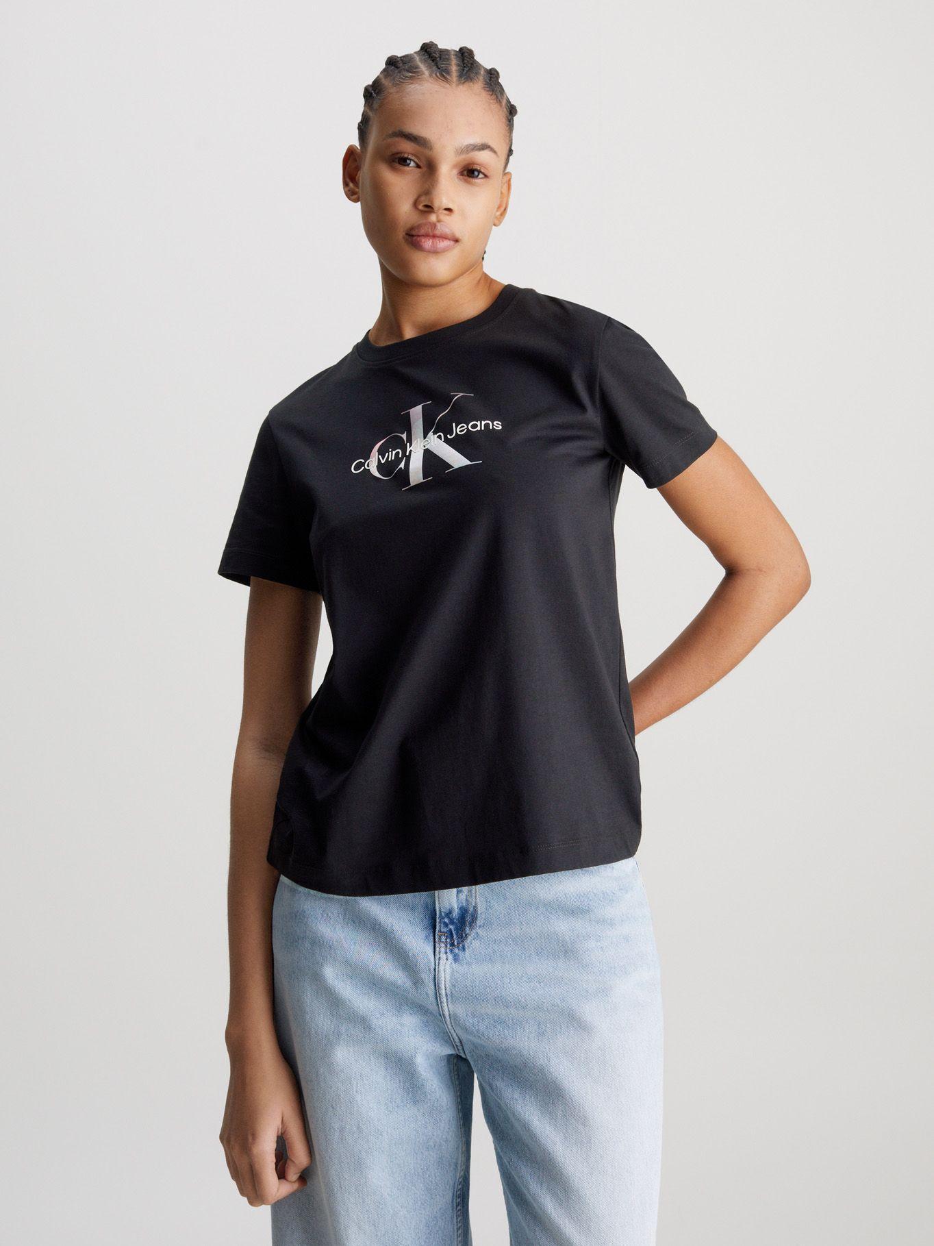 Polera Diffused Monologo Regular Negro Calvin Klein-0