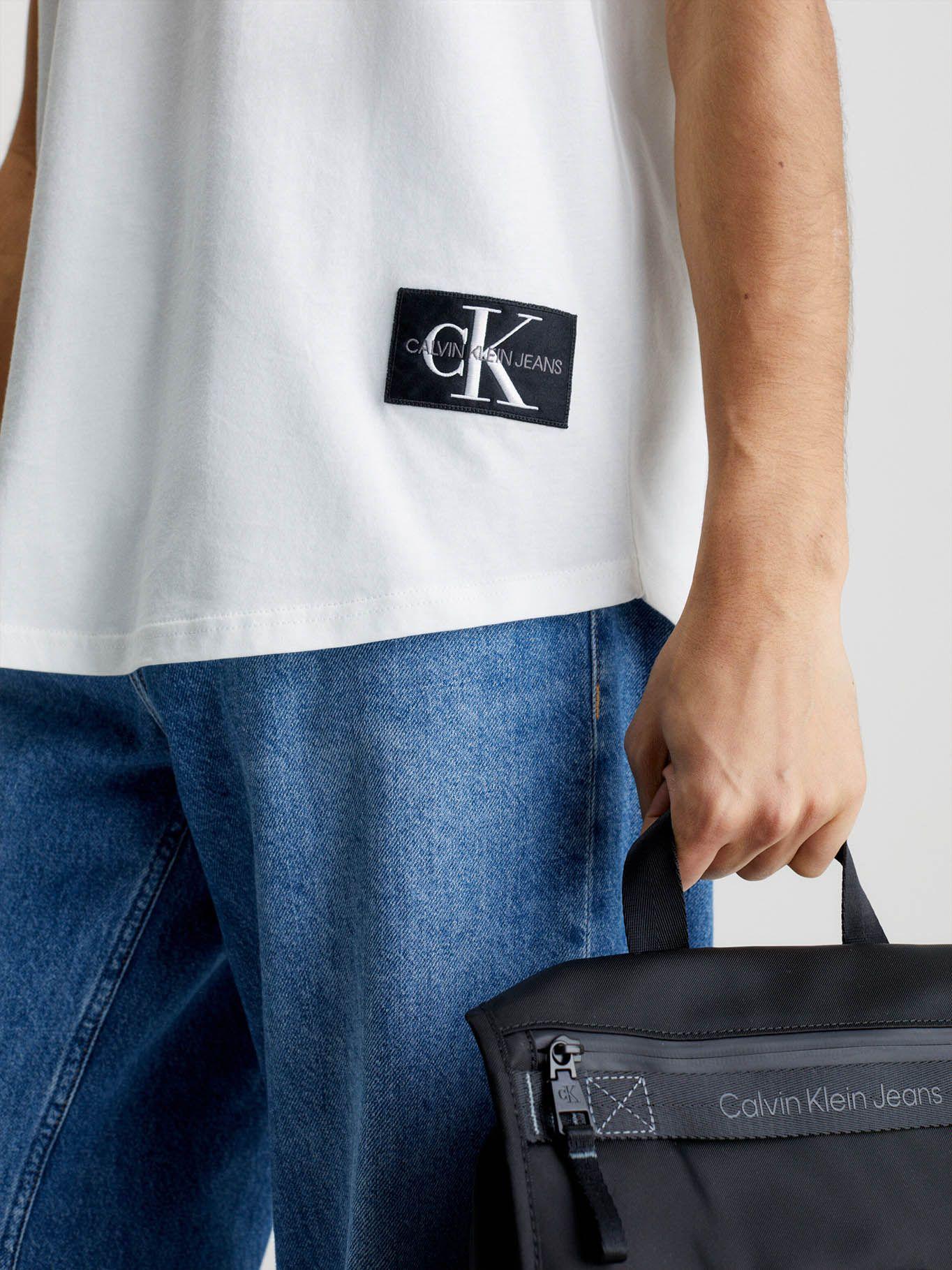 Camiseta de tirantes de algodón orgánico Blanco Calvin Klein J30J320597-YAF-3