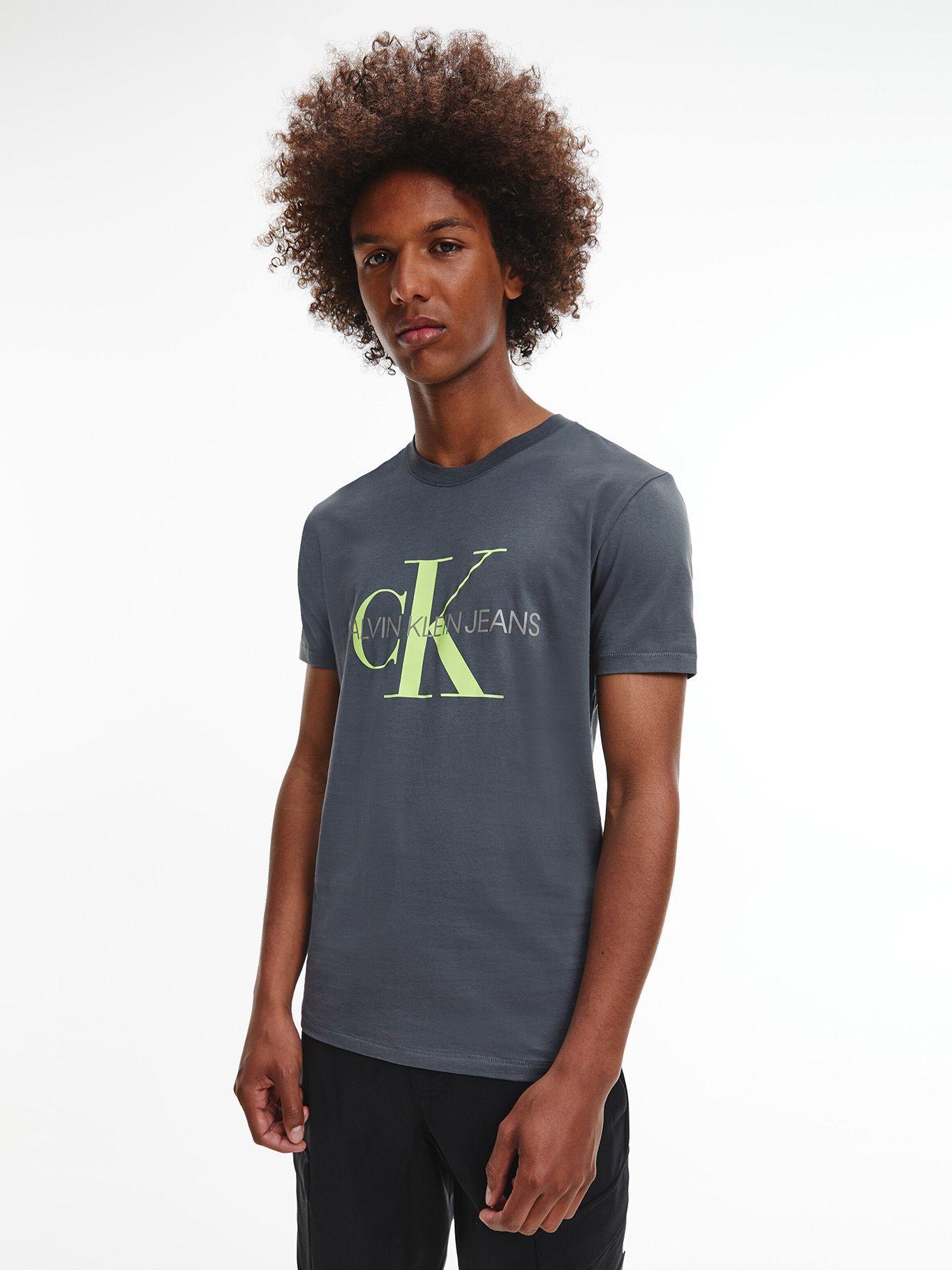 Polera Seasonal Monogram Gris Calvin Klein-0