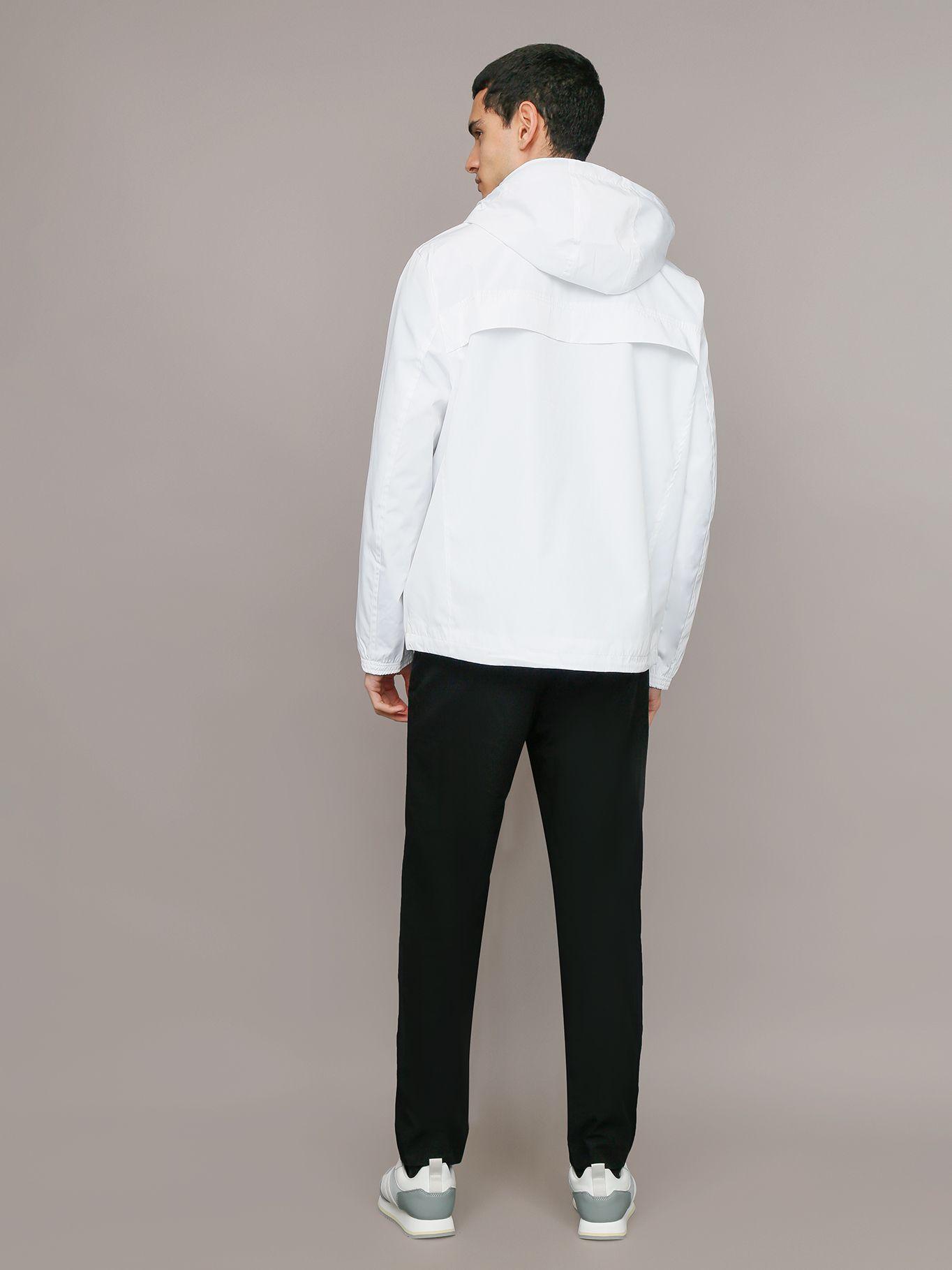 Chaqueta Ligera con Gorro Blanco Calvin Klein-2