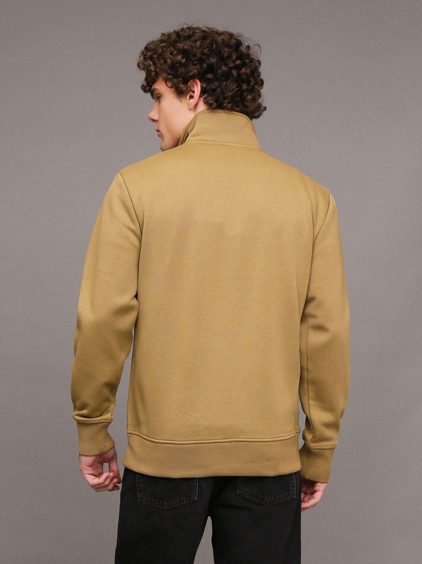 Polerón con Cierre Logo Tape Verde Calvin Klein-3