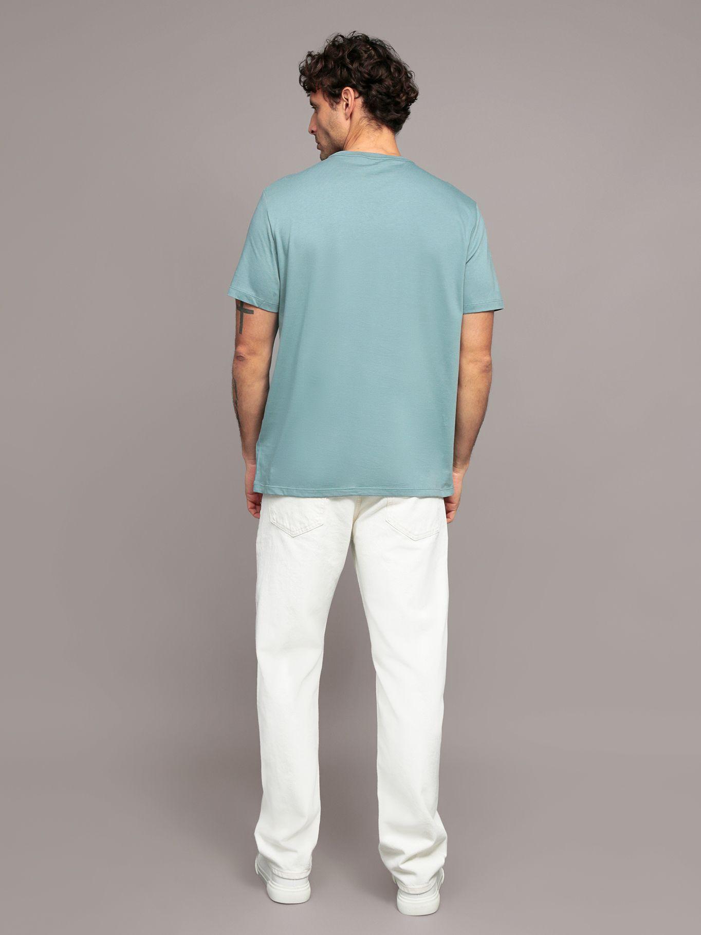 Polera Stretch Graphic Verde Calvin Klein-2