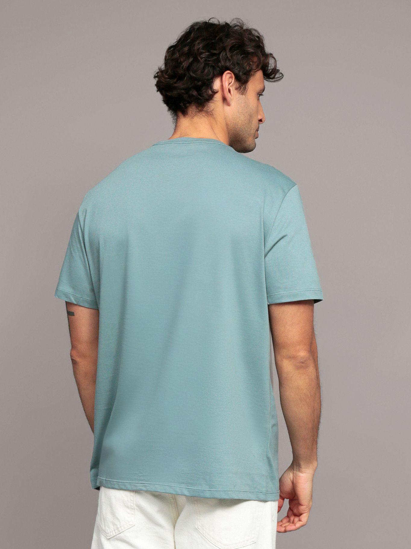 Polera Stretch Graphic Verde Calvin Klein-3