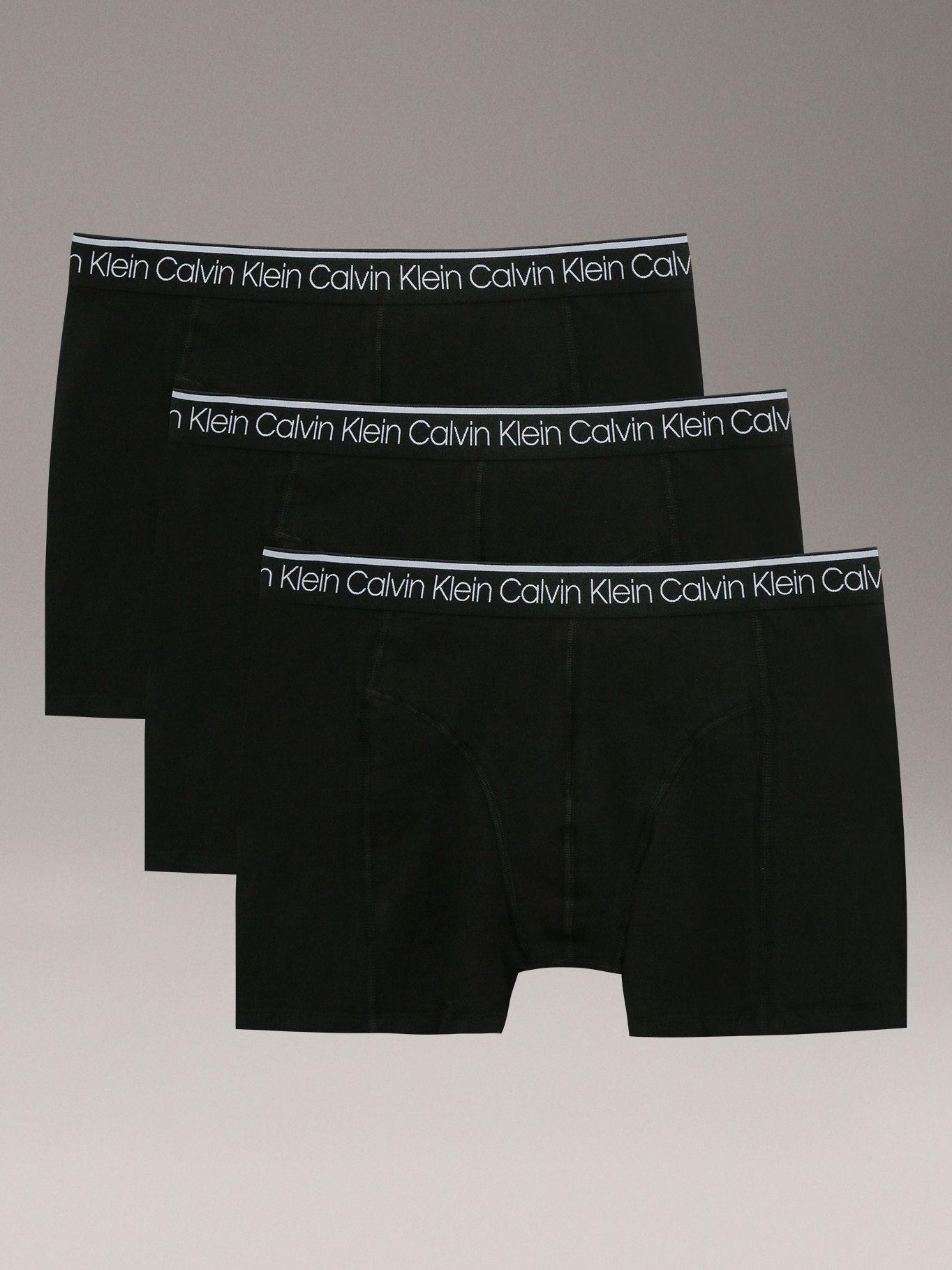 Pack 3 Bóxers Reconsidered Brief Negro Calvin Klein-0
