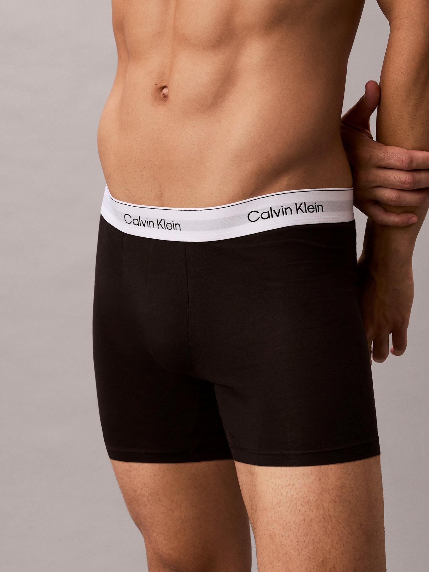 Pack 3 Bóxers Icon Cotton Stretch Negro Calvin Klein-4