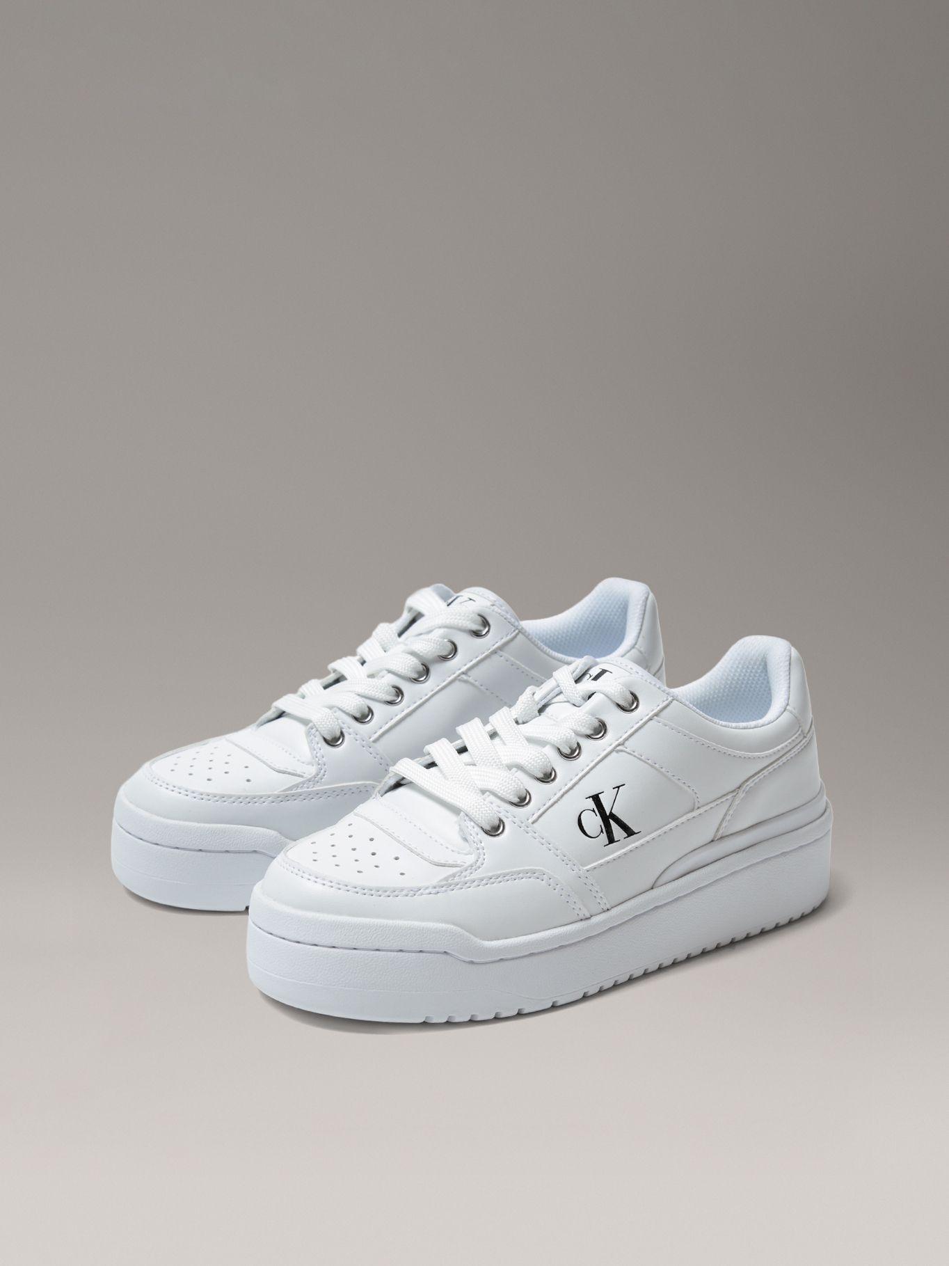 Zapatillas con Suela Gruesa Alta Blanco Calvin Klein-0