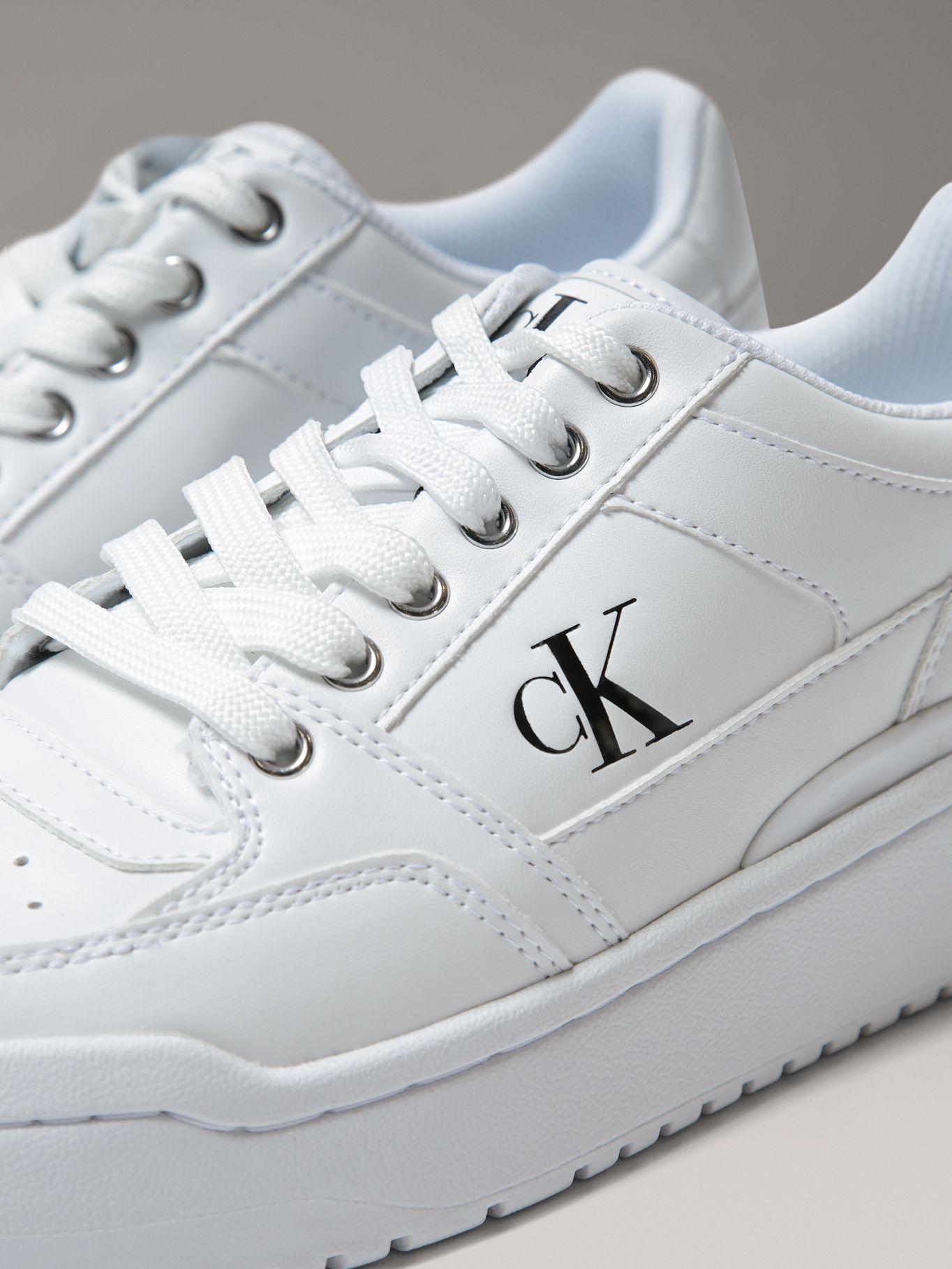 Zapatillas con Suela Gruesa Alta Blanco Calvin Klein-6