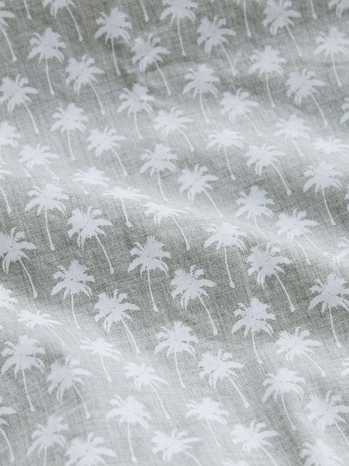 Camisa Palm Print Gris Calvin Klein-2