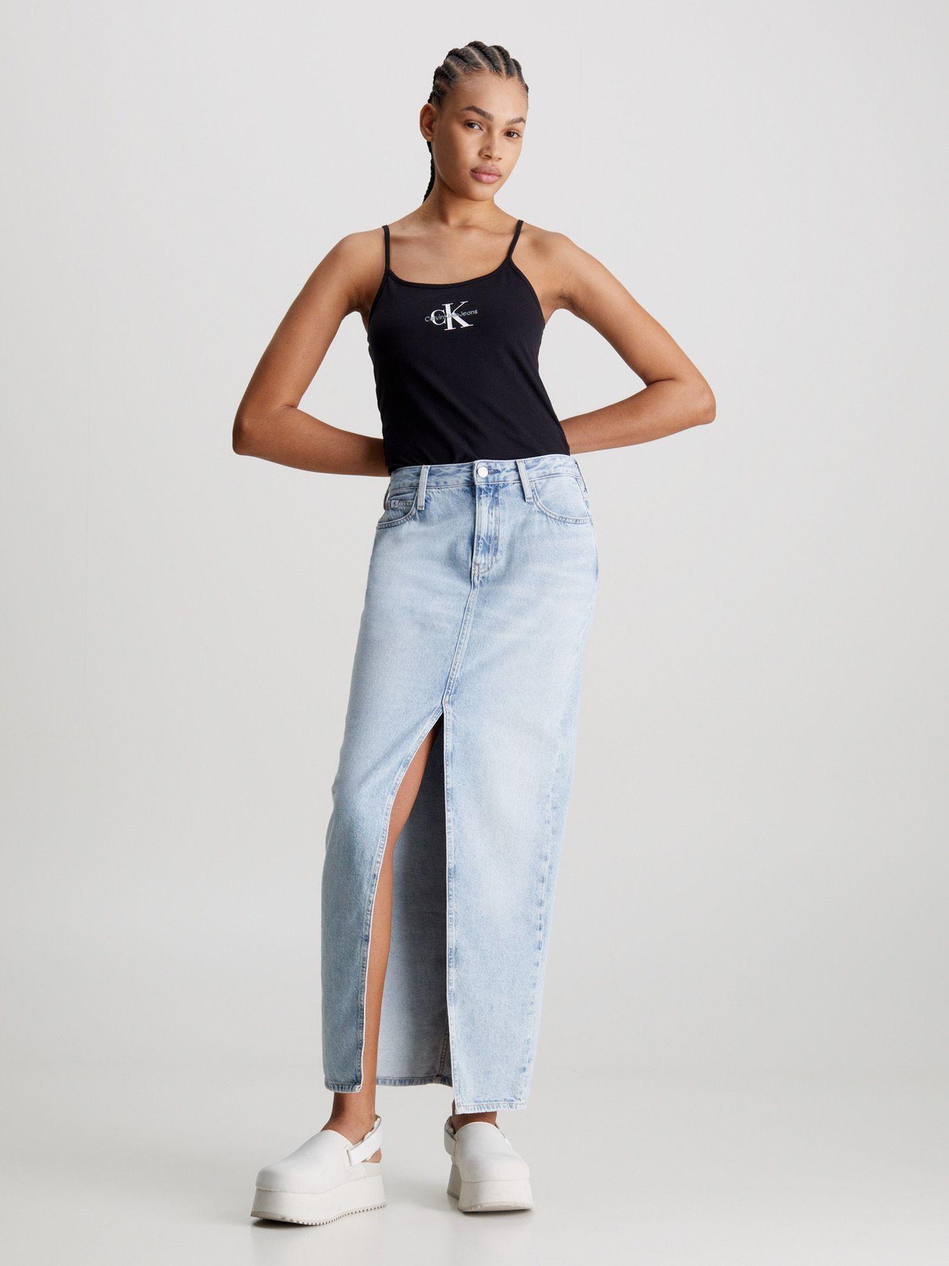 Polera Monologo Strappy Negro Calvin Klein-1