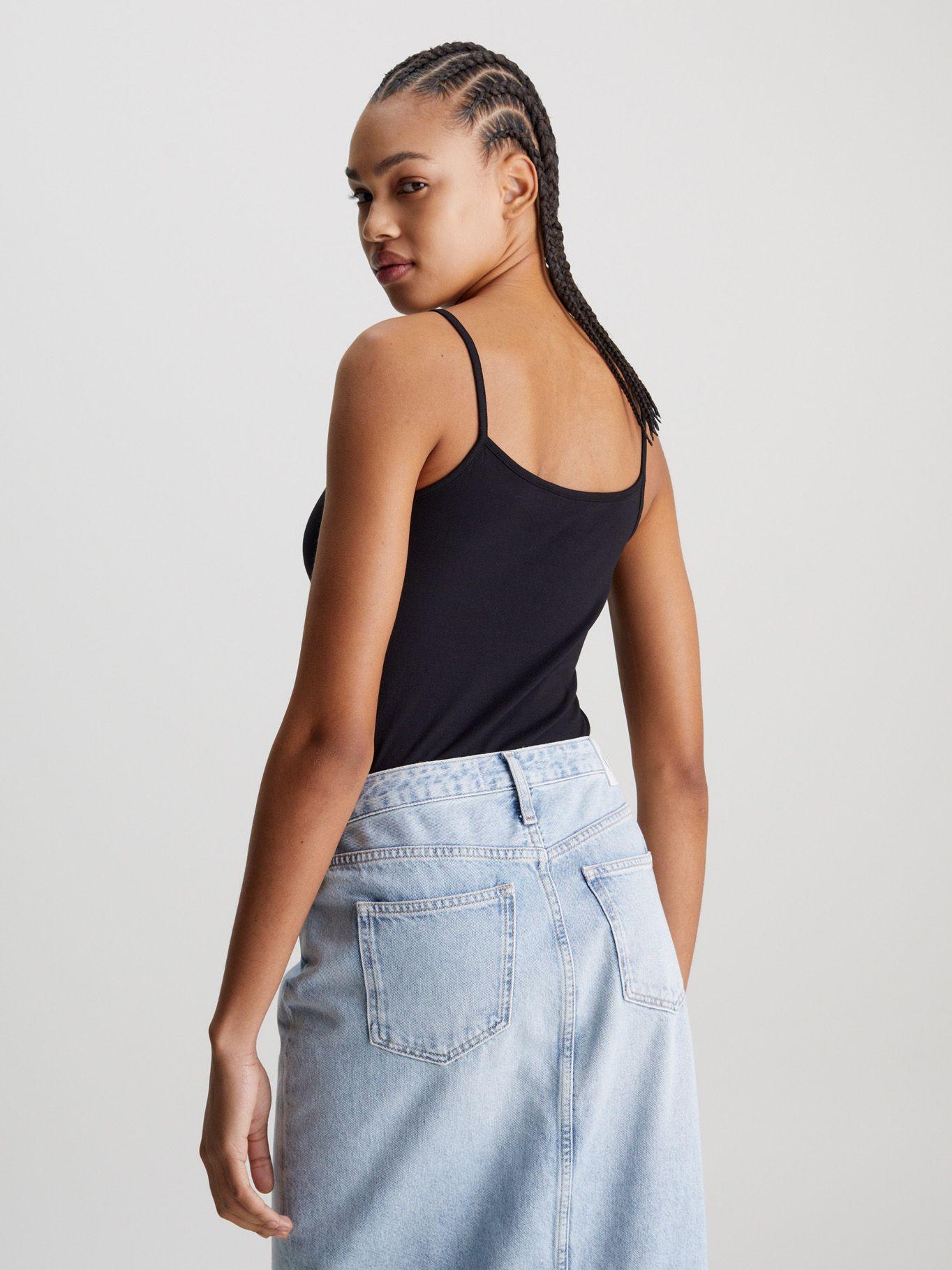 Polera Monologo Strappy Negro Calvin Klein-2