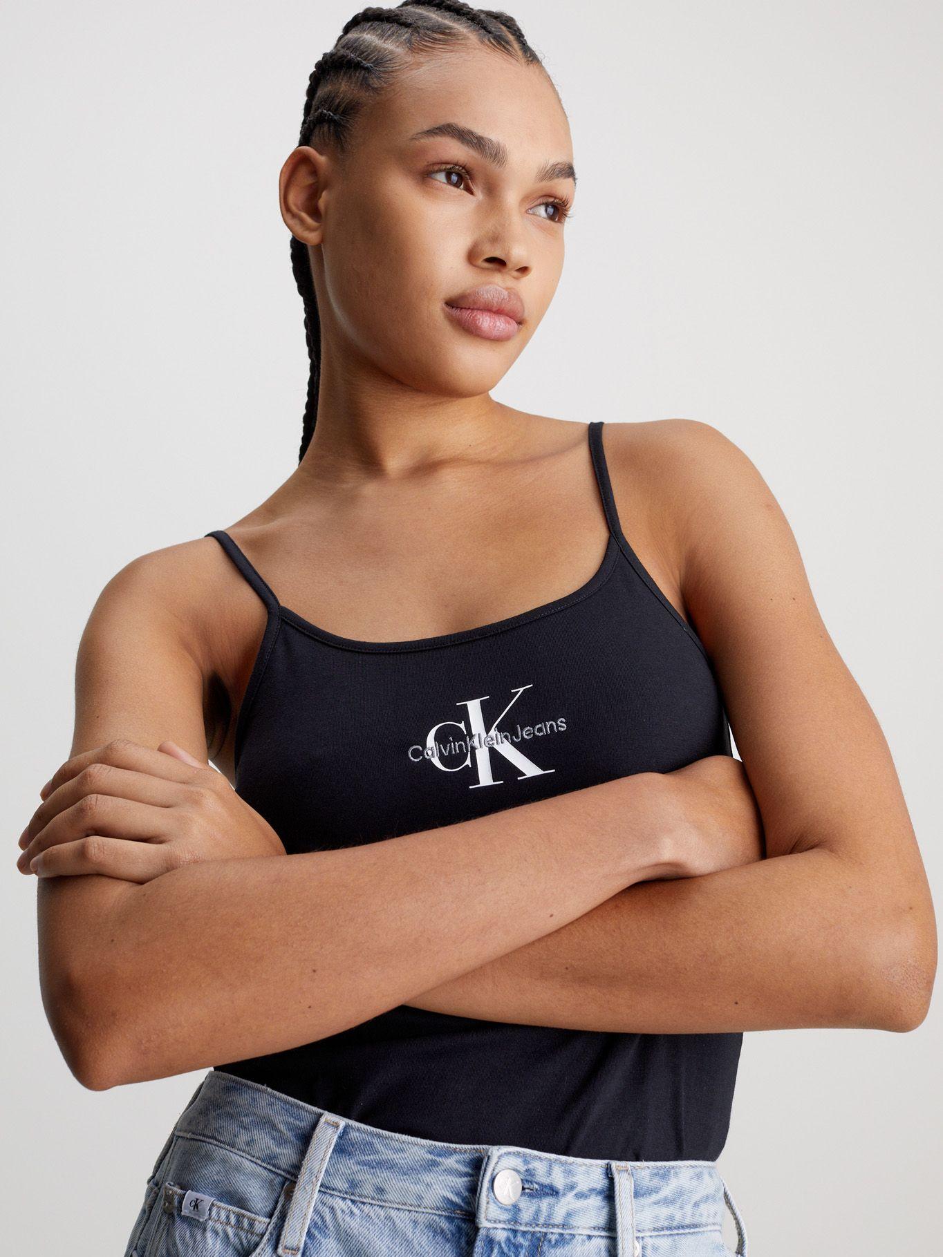 Polera Monologo Strappy Negro Calvin Klein-3
