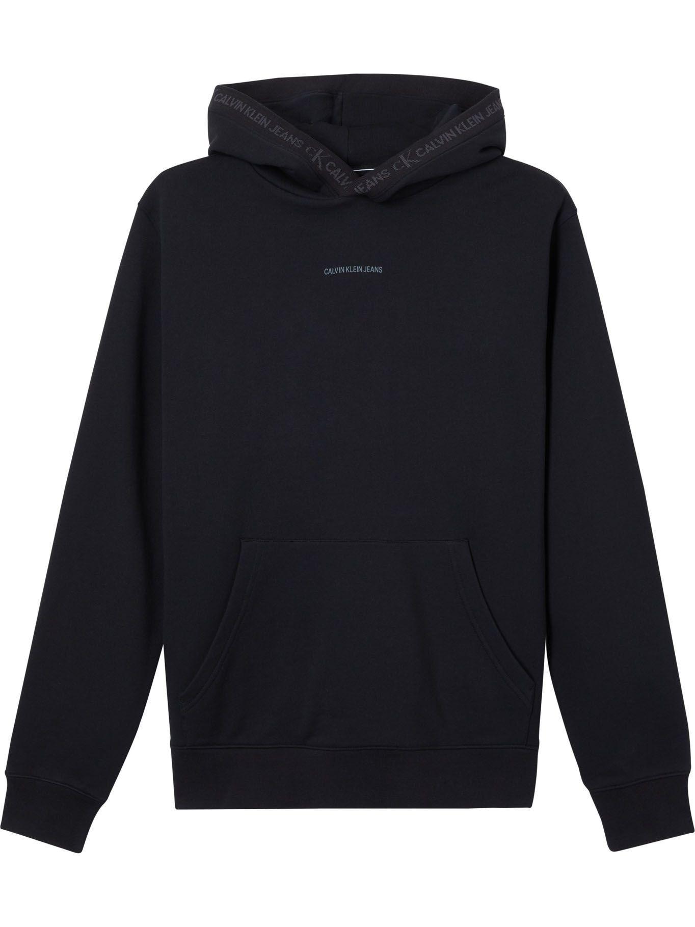 Polerón Hoddie Logo Jacquard Negro Calvin Klein-0
