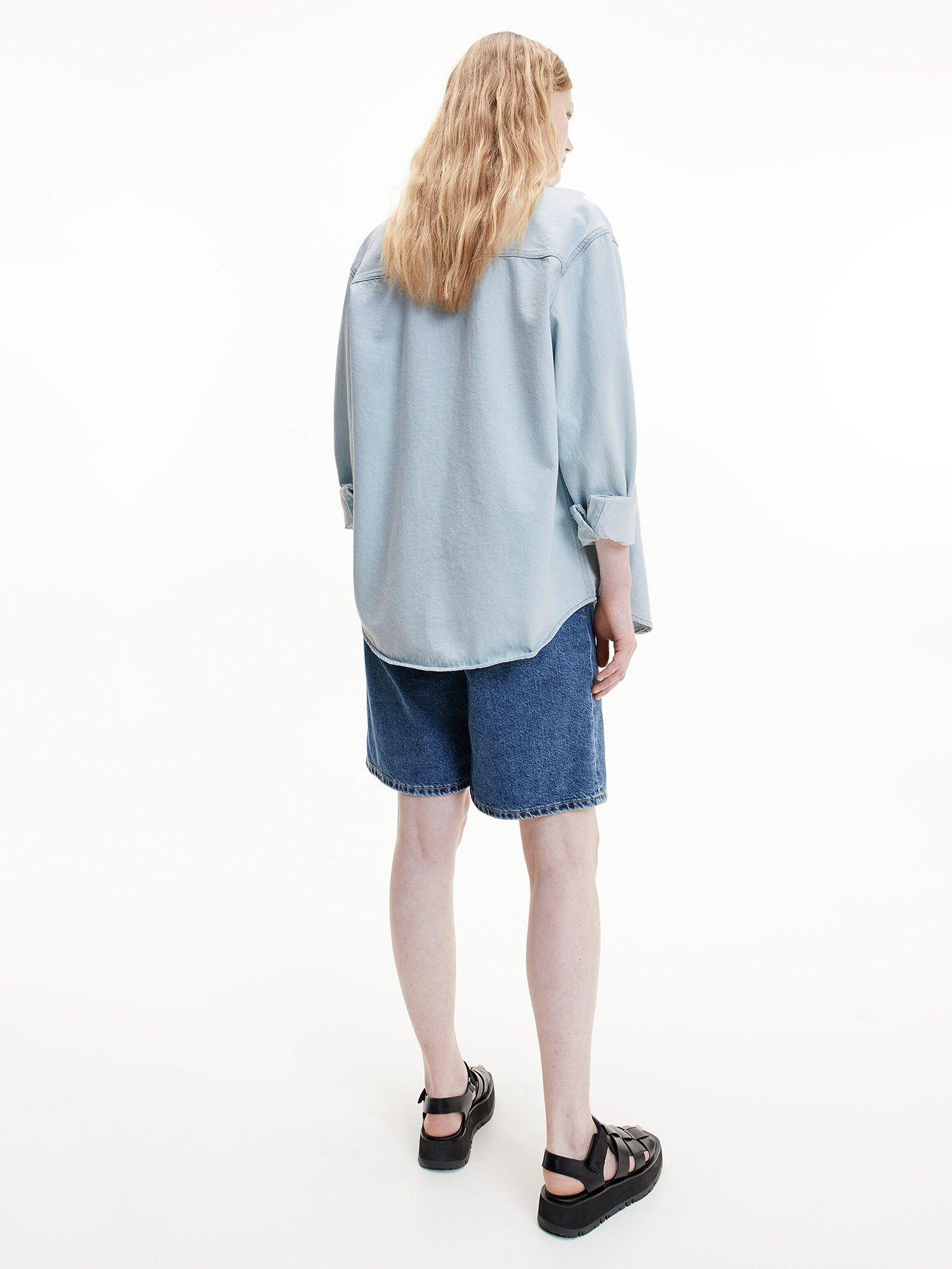 Camisa Denim Oversized Azul Calvin Klein-2