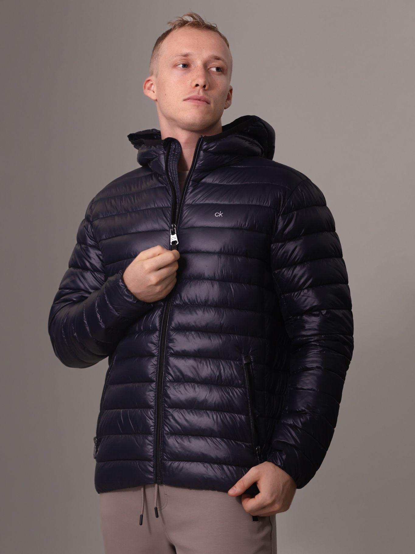 Parka con Gorro Packable TN0 Azul Calvin Klein-0
