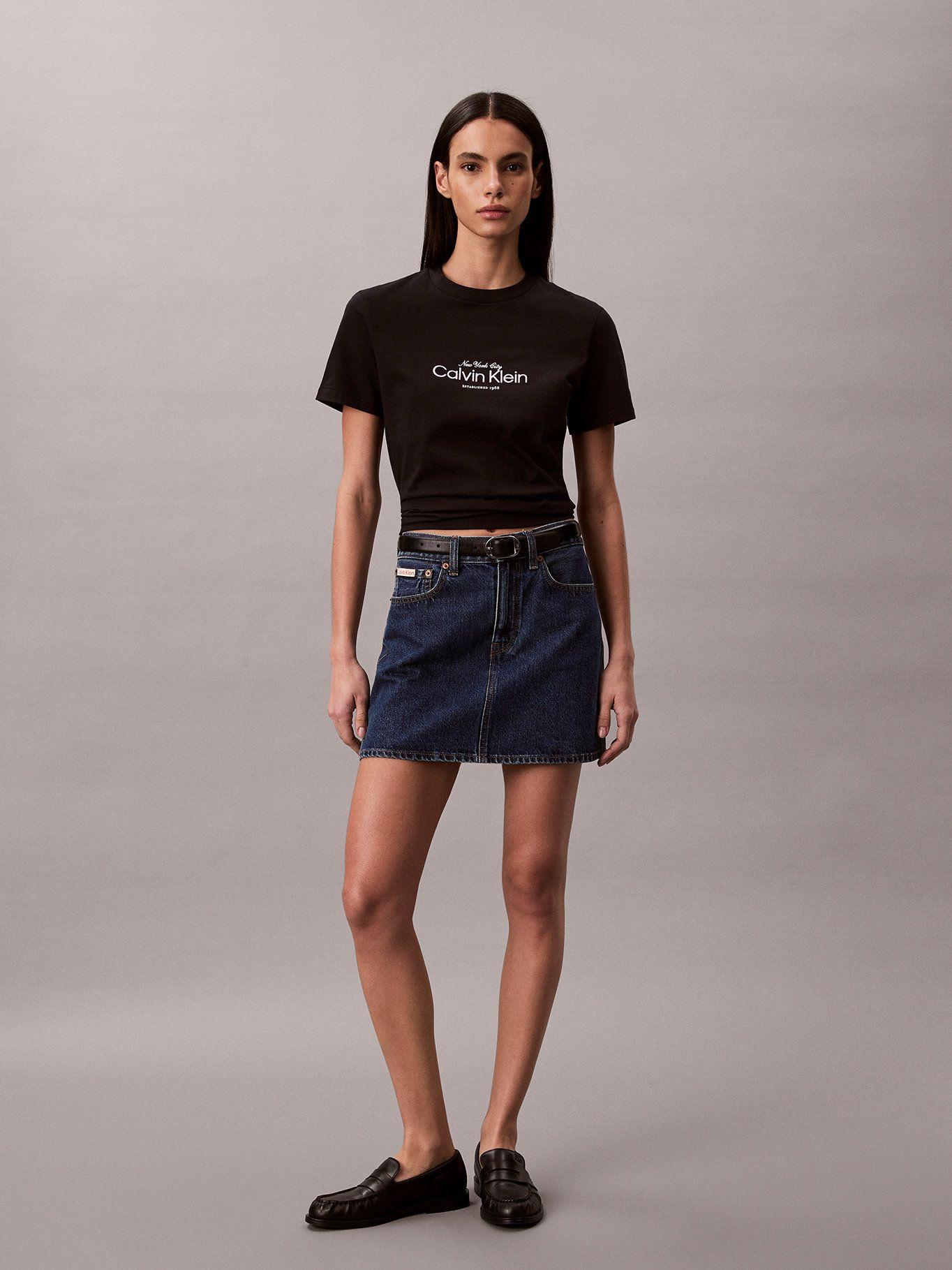 Polera Clásica con Logo Negro Calvin Klein-1