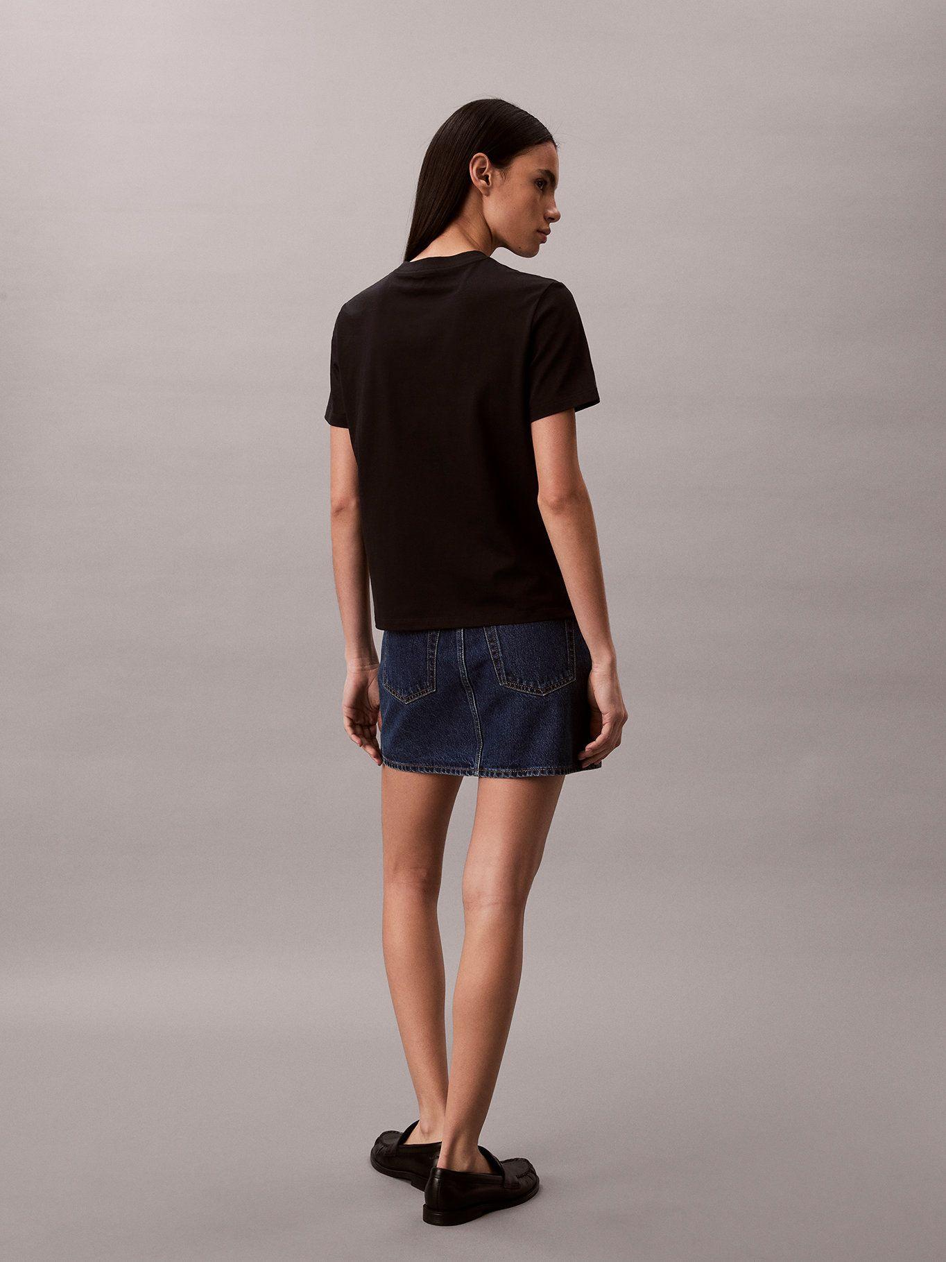 Polera Clásica con Logo Negro Calvin Klein-2