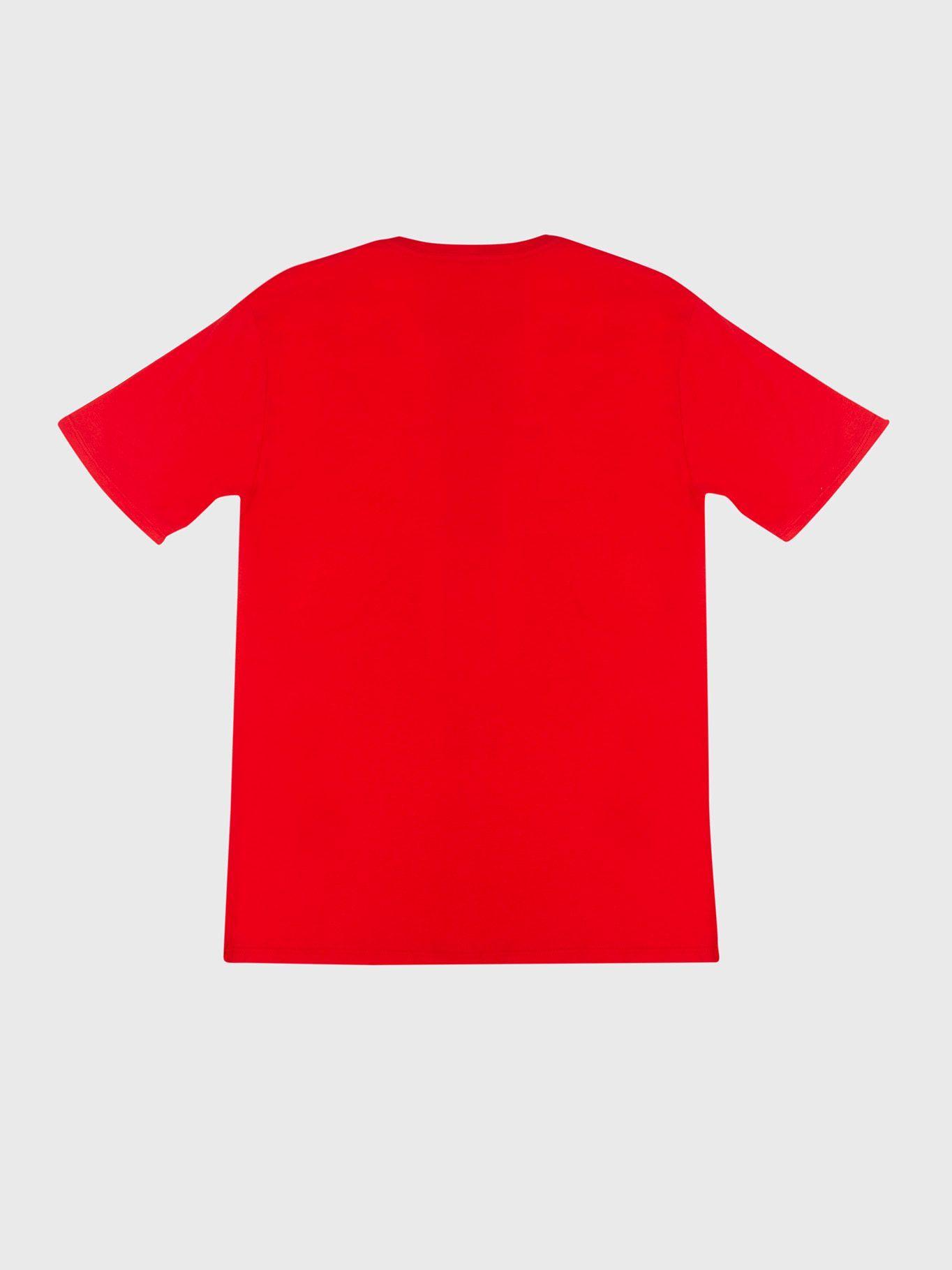 Polera Niño Fadeout Rojo Calvin Klein-1