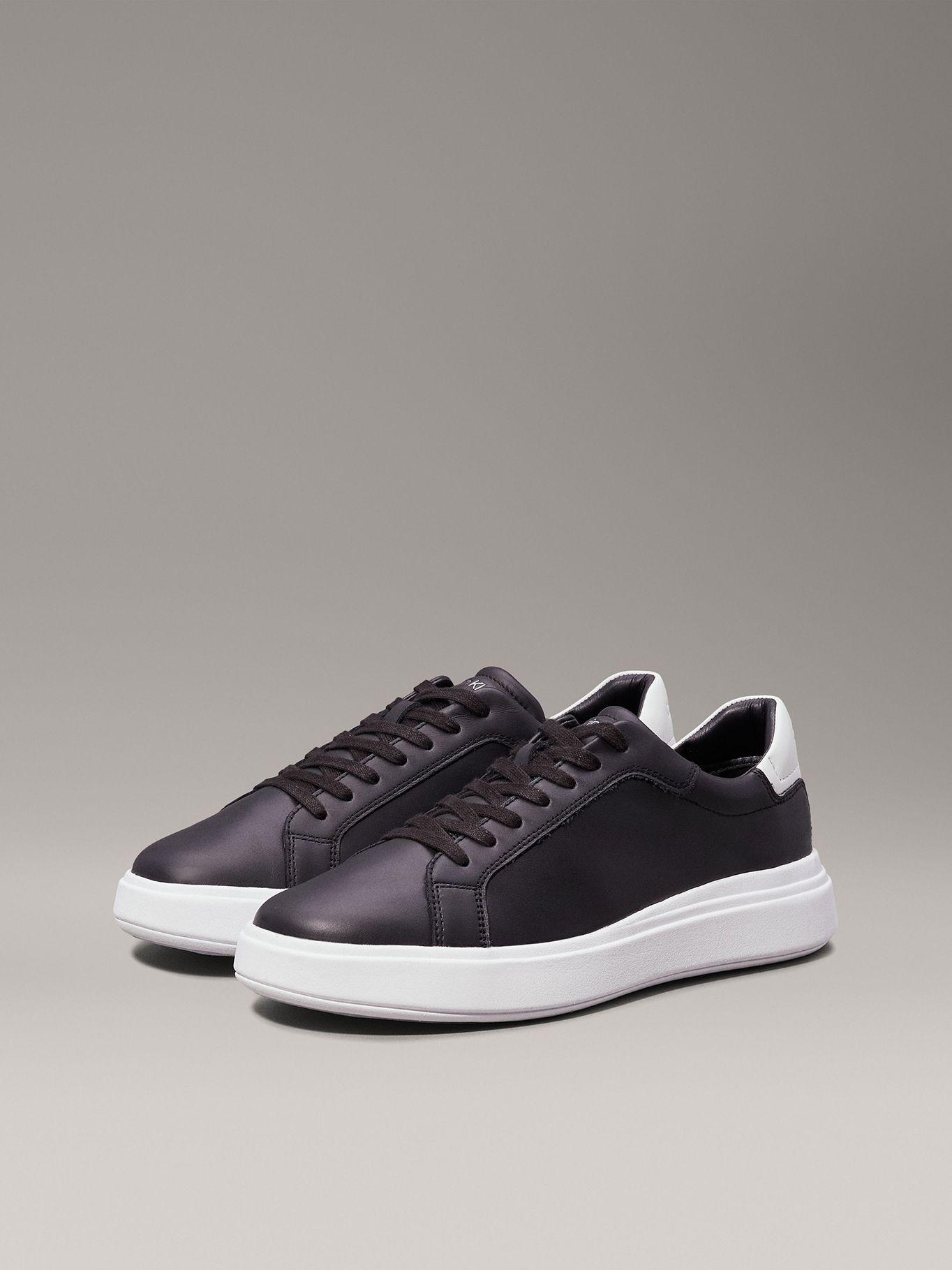 Zapatillas de Cuero Low Top Lace Negro Calvin Klein-0