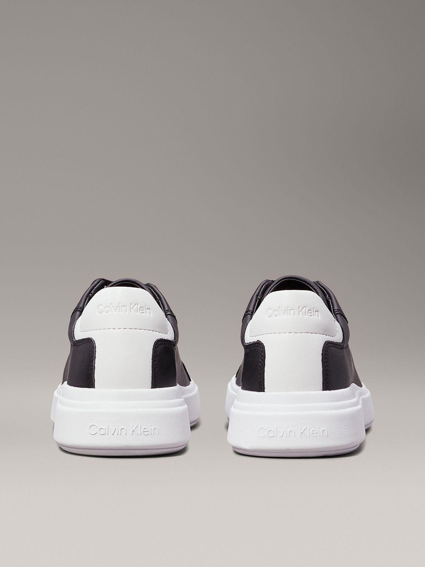 Zapatillas de Cuero Low Top Lace Negro Calvin Klein-1