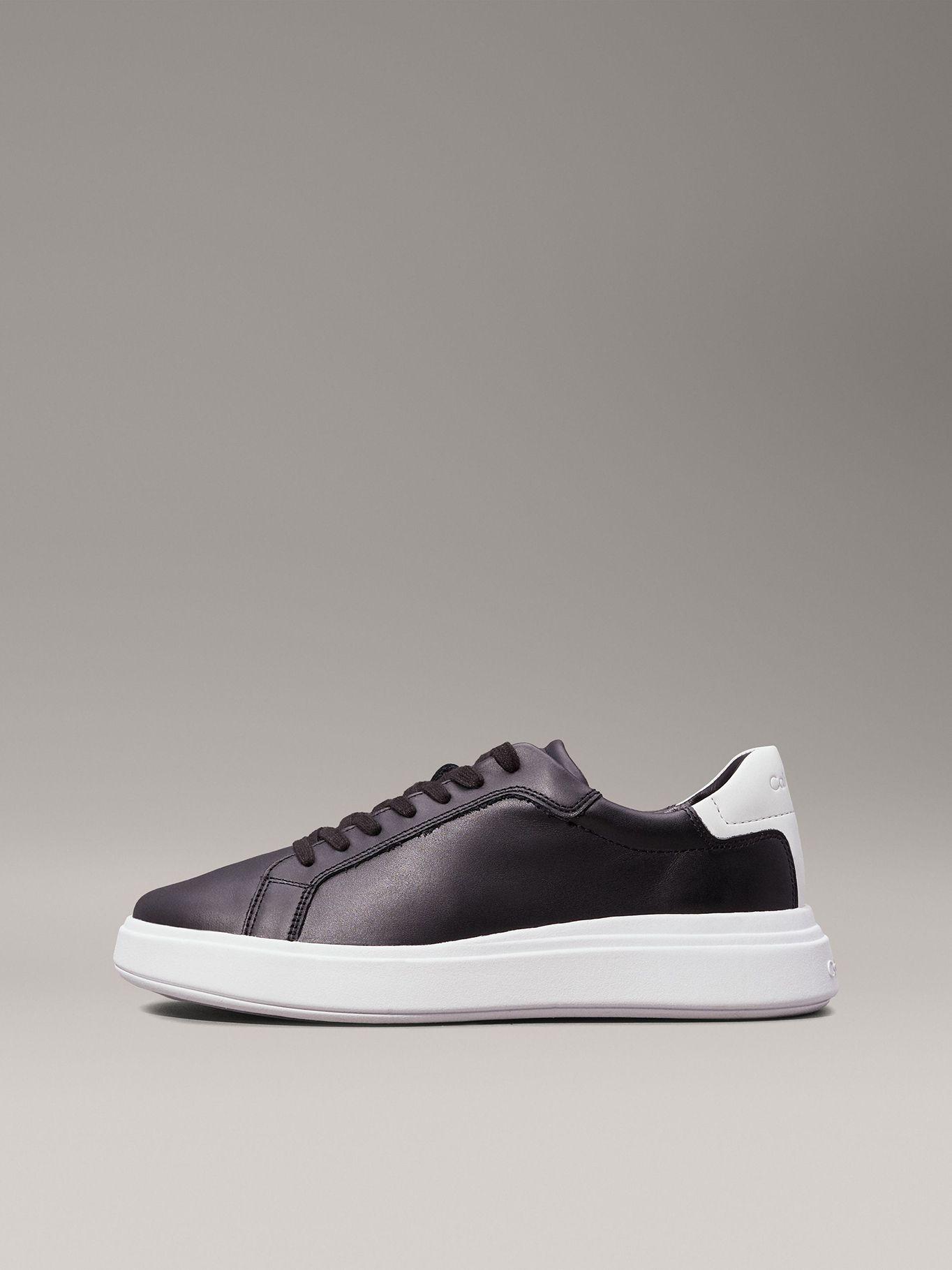 Zapatillas de Cuero Low Top Lace Negro Calvin Klein-5
