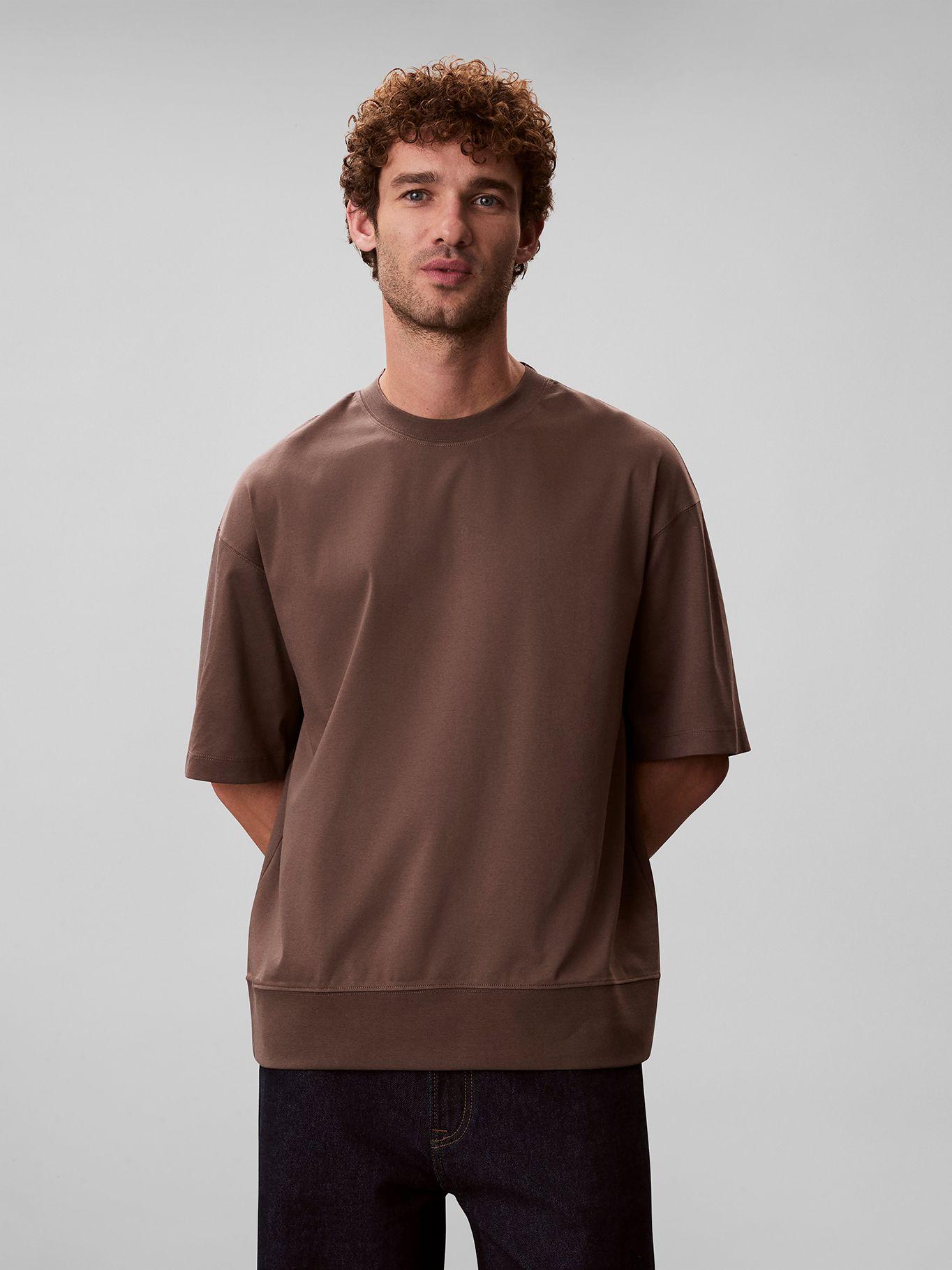 Polera Interlock Premium Cafe Calvin Klein-0
