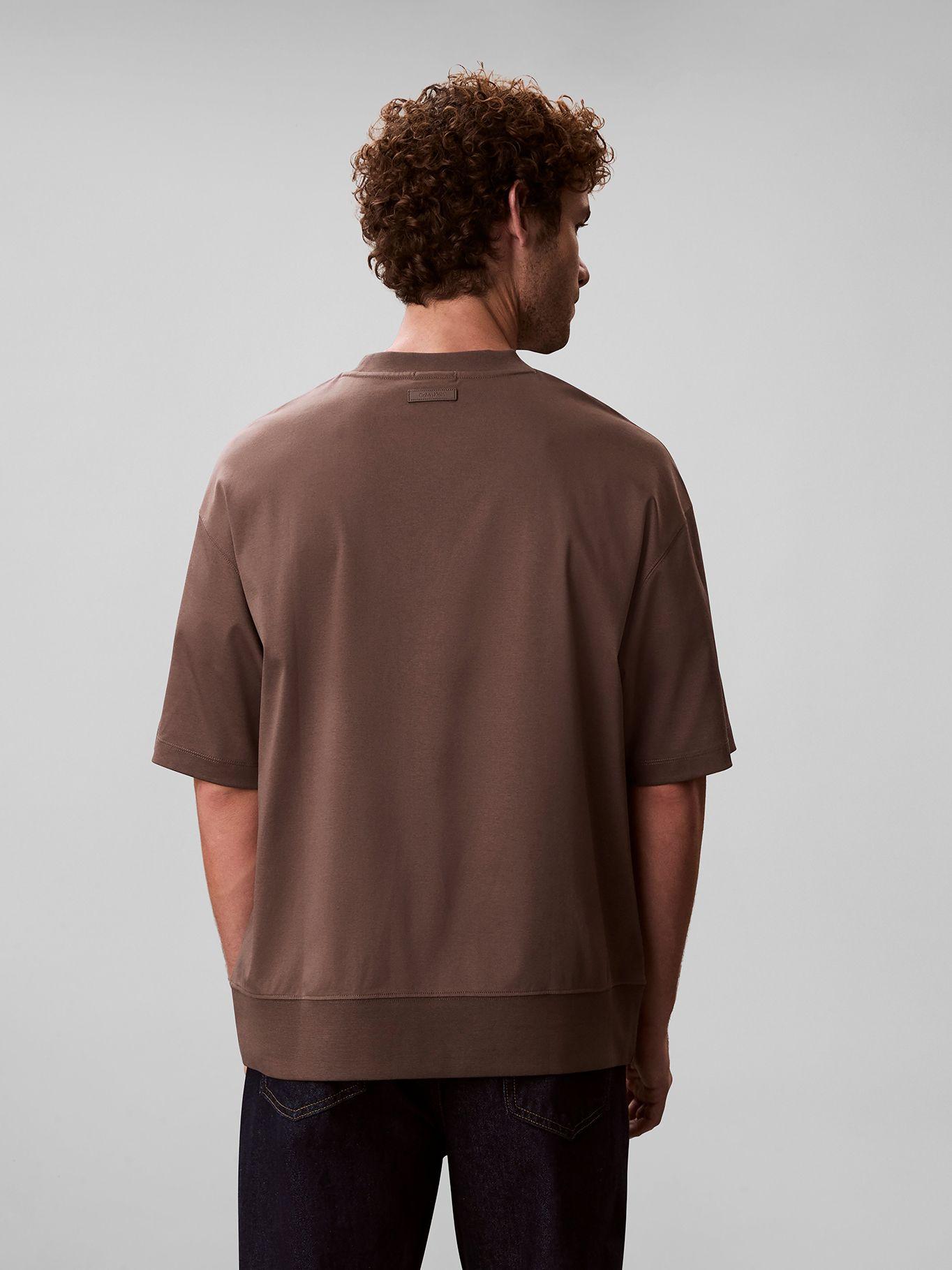 Polera Interlock Premium Cafe Calvin Klein-2