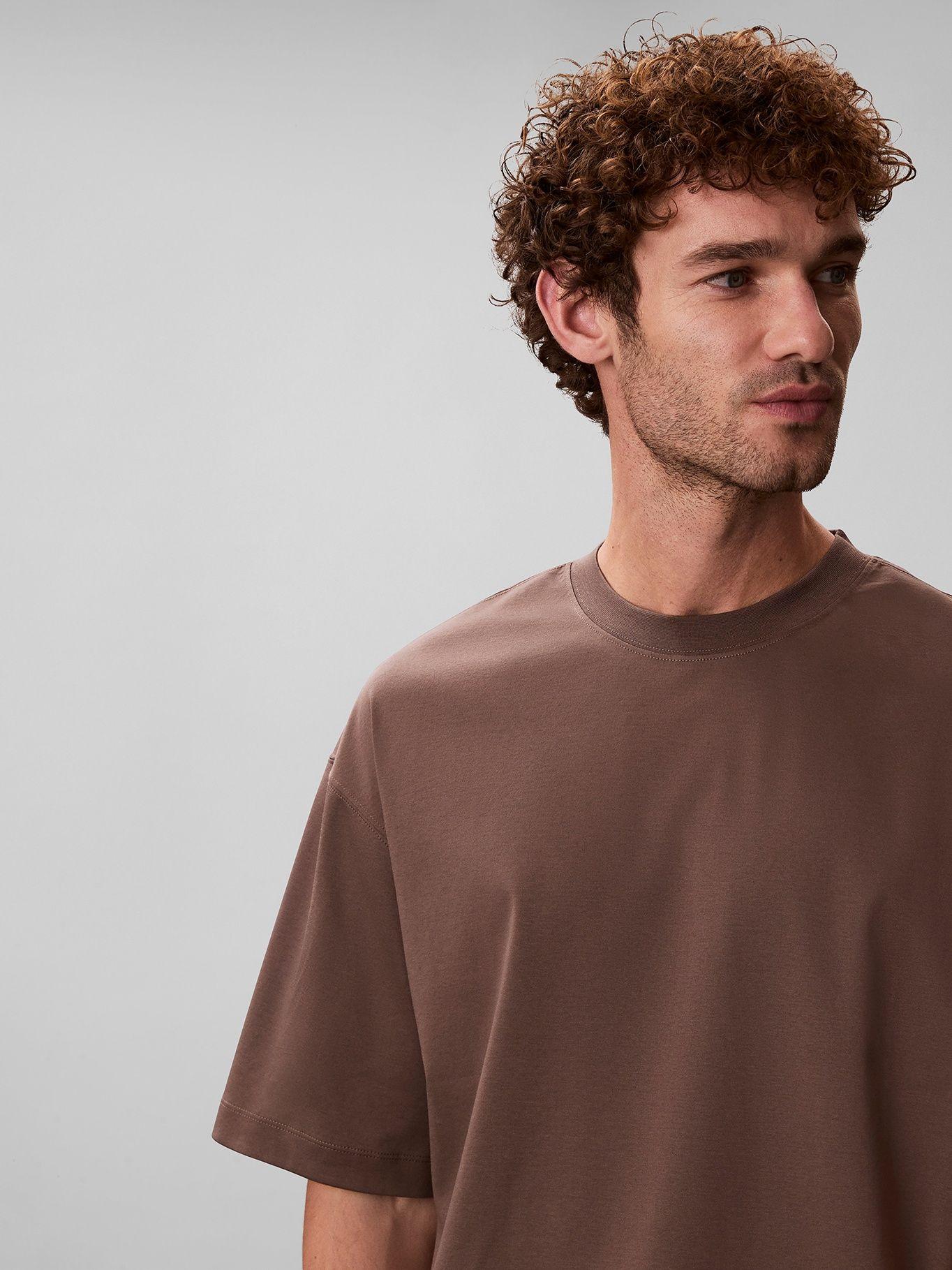 Polera Interlock Premium Cafe Calvin Klein-4