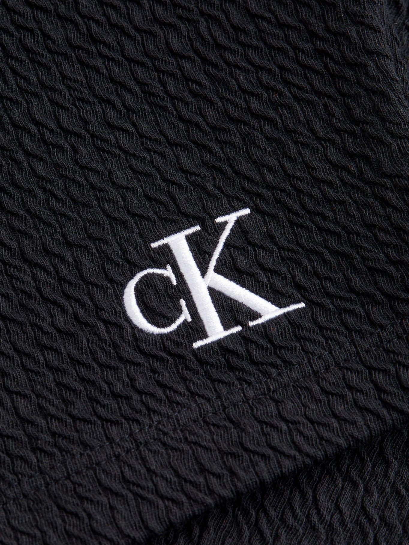 Polera Slub Rib Negro Calvin Klein-2