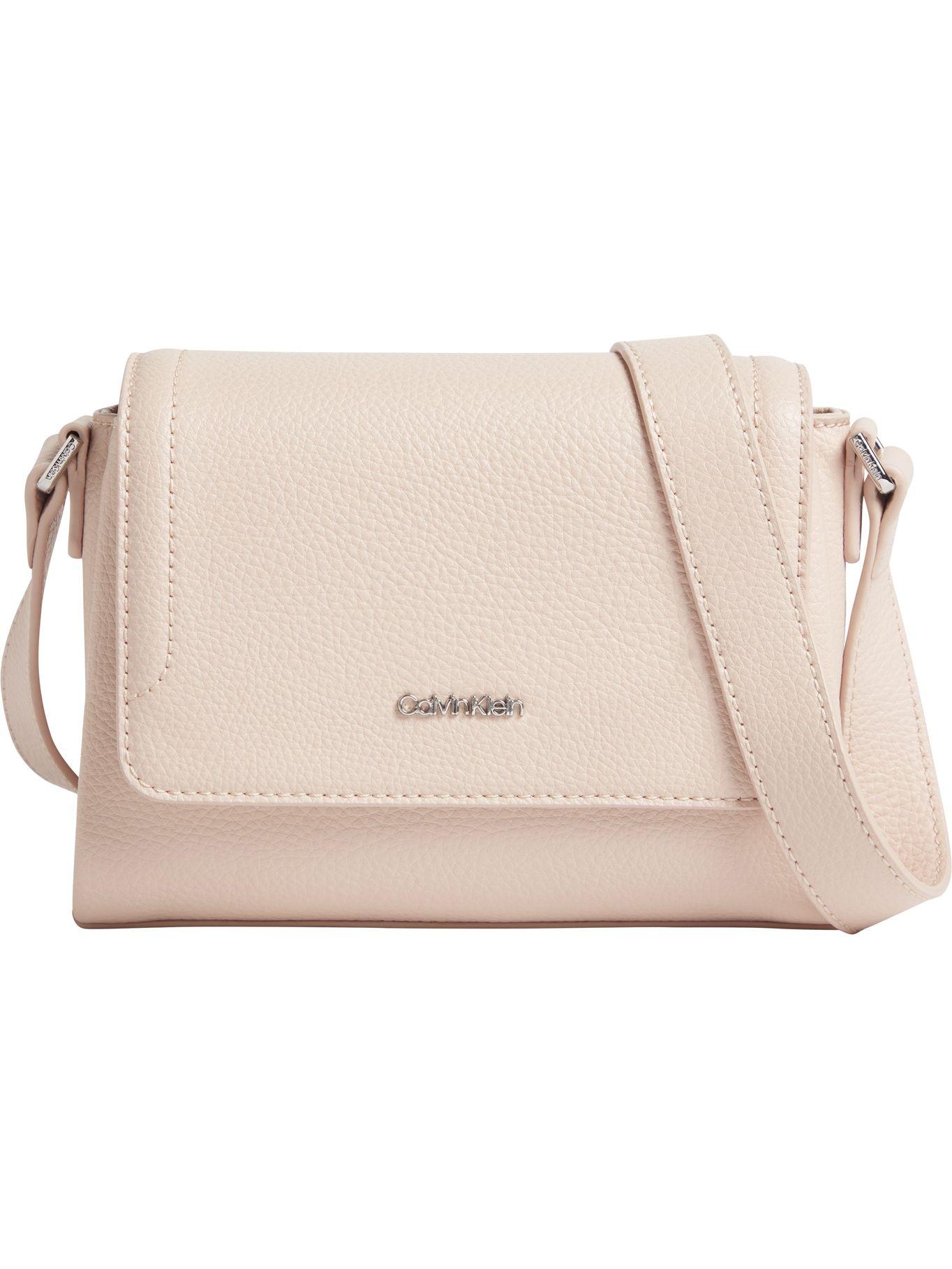 Cartera Ck Elevated Crossbody Crema Calvin Klein-0
