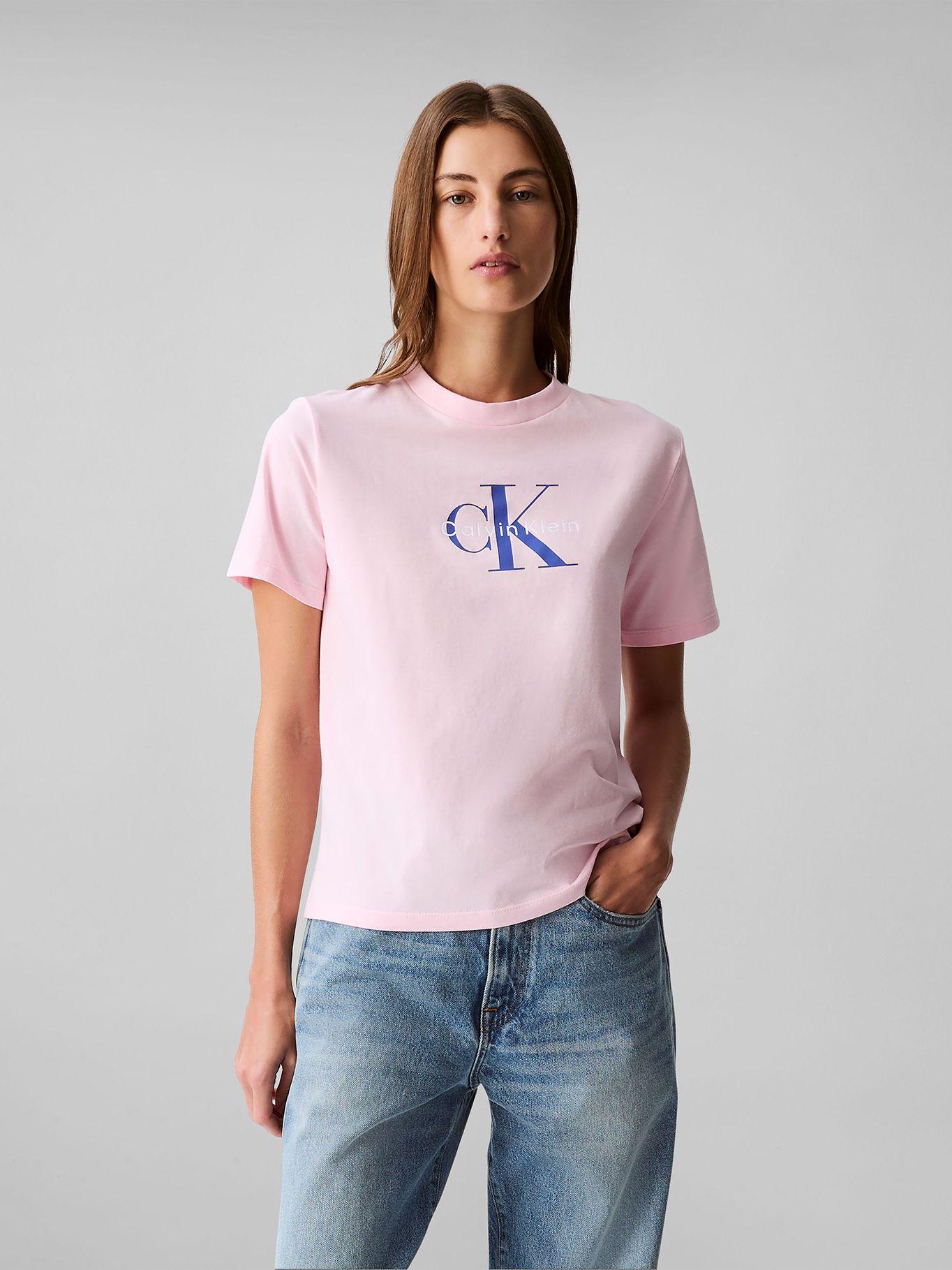 Polera Classic Monogram Hero-Rosado Calvin Klein-0