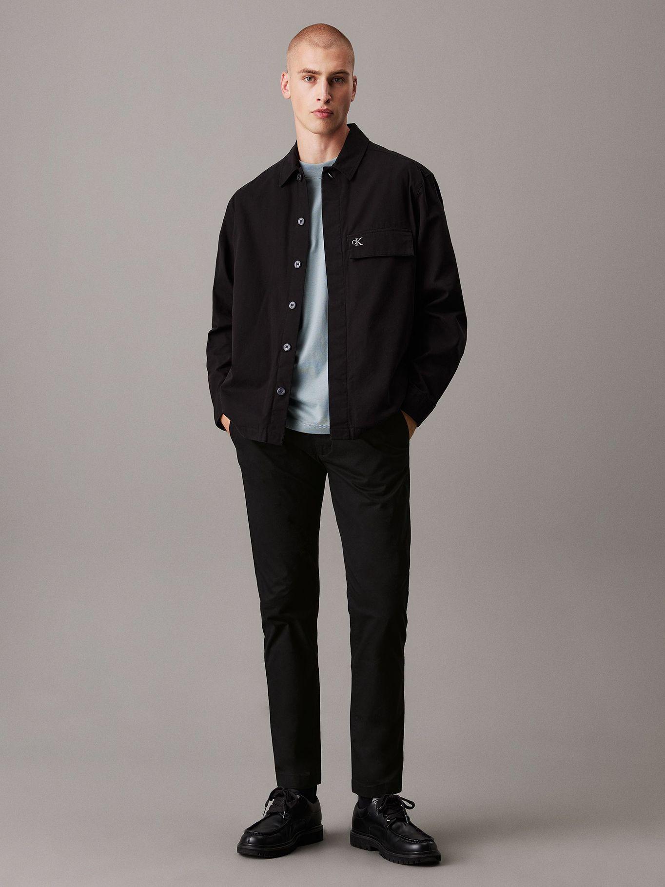 Pantalón chino tapered Negro Calvin Klein-1