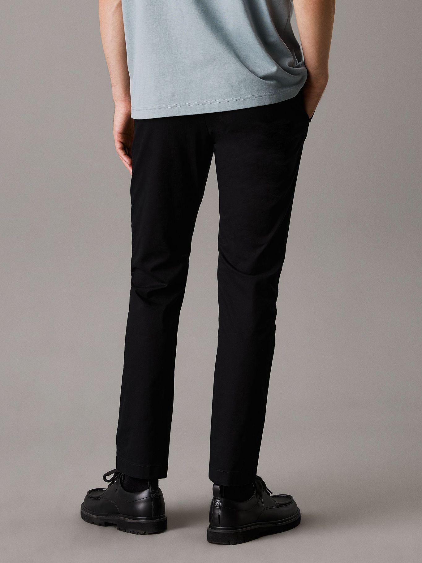 Pantalón chino tapered Negro Calvin Klein-2