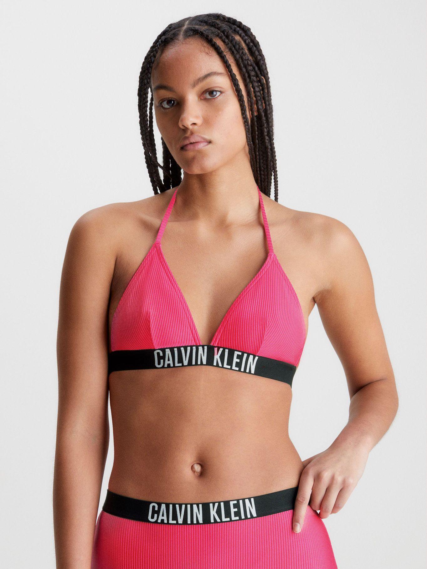 Top Bikini Triangular Intense Power Fucsia Calvin Klein-0