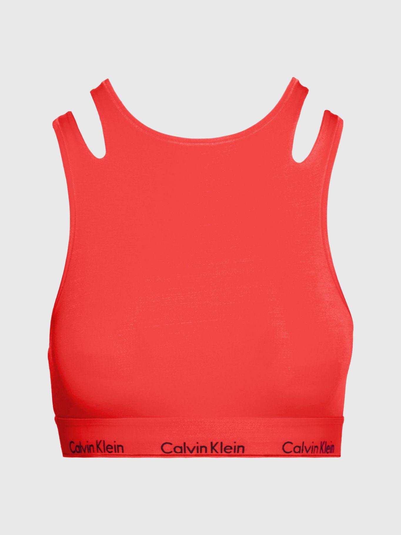 Bralette CK Deconstructed Rojo Calvin Klein-1