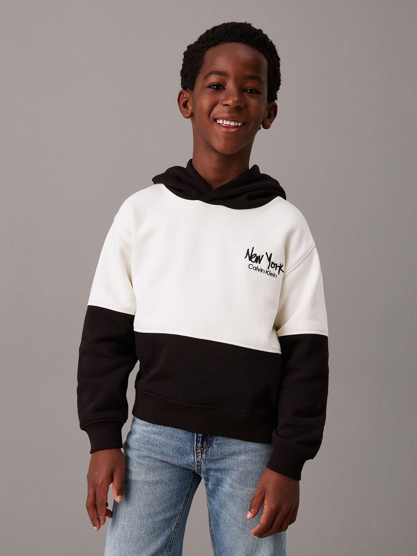 Polerón Niño Brushed Fleece Multicolor Calvin Klein-0