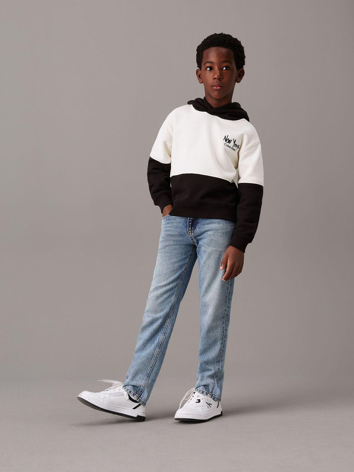 Polerón Niño Brushed Fleece Multicolor Calvin Klein-1