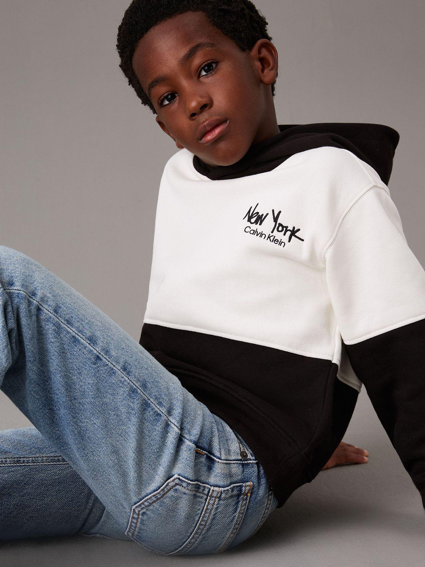 Polerón Niño Brushed Fleece Multicolor Calvin Klein-3