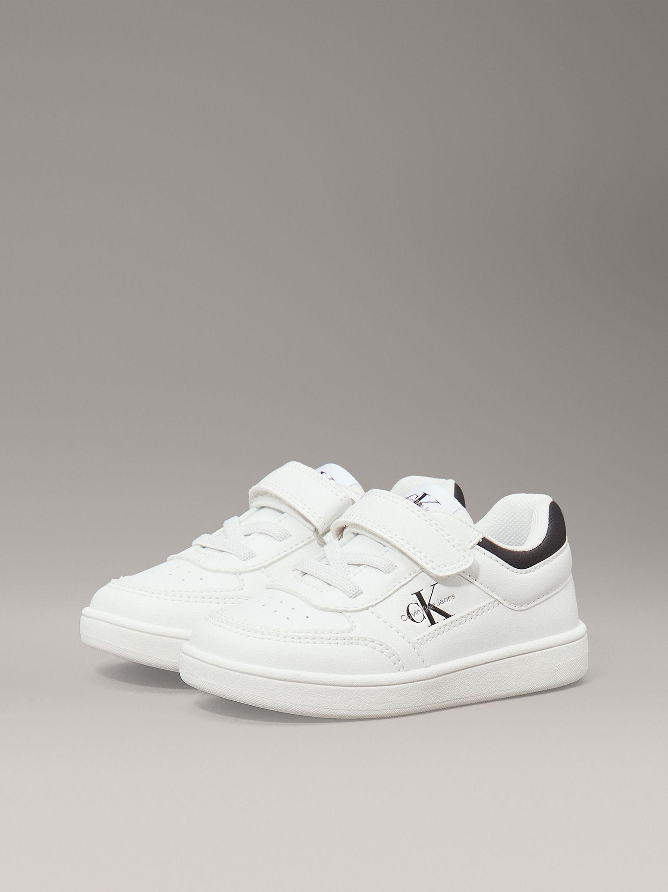 Zapatillas Niño de Cordón y Velcro Blanco Calvin Klein-0