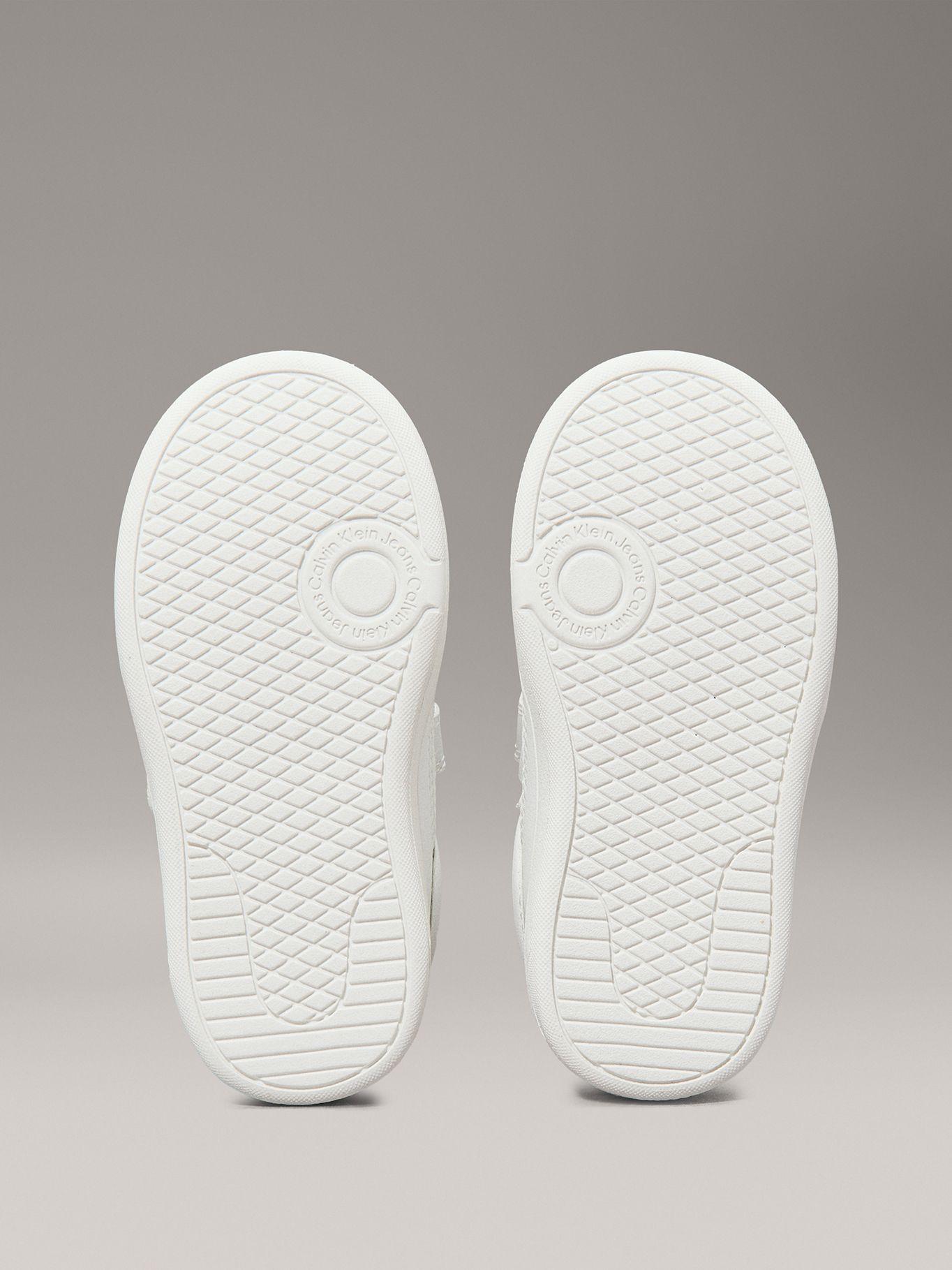 Zapatillas Niño de Cordón y Velcro Blanco Calvin Klein-3