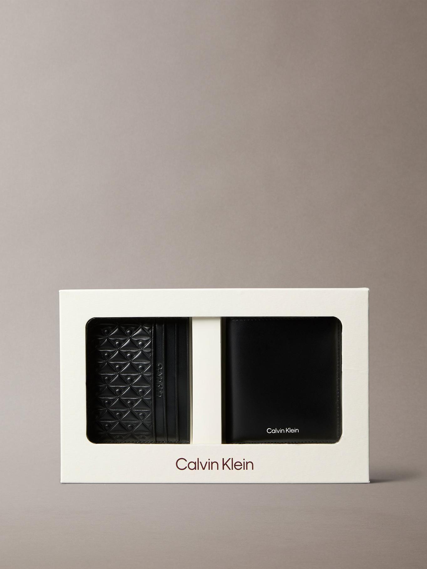 Billetera y Tarjetero de Cuero Rfid Negro Calvin Klein-3