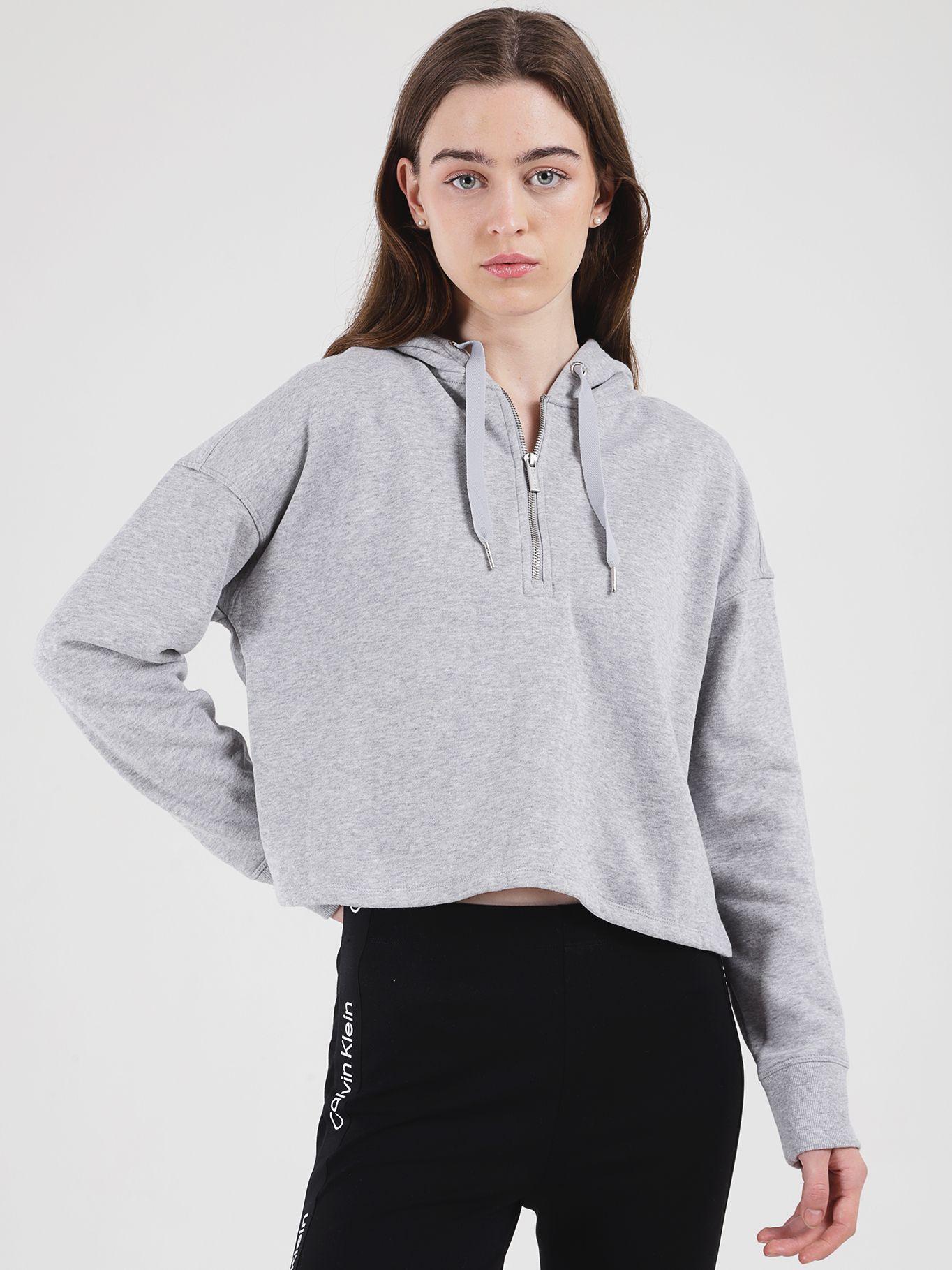 Hoodie Pullover Gris Calvin Klein-0